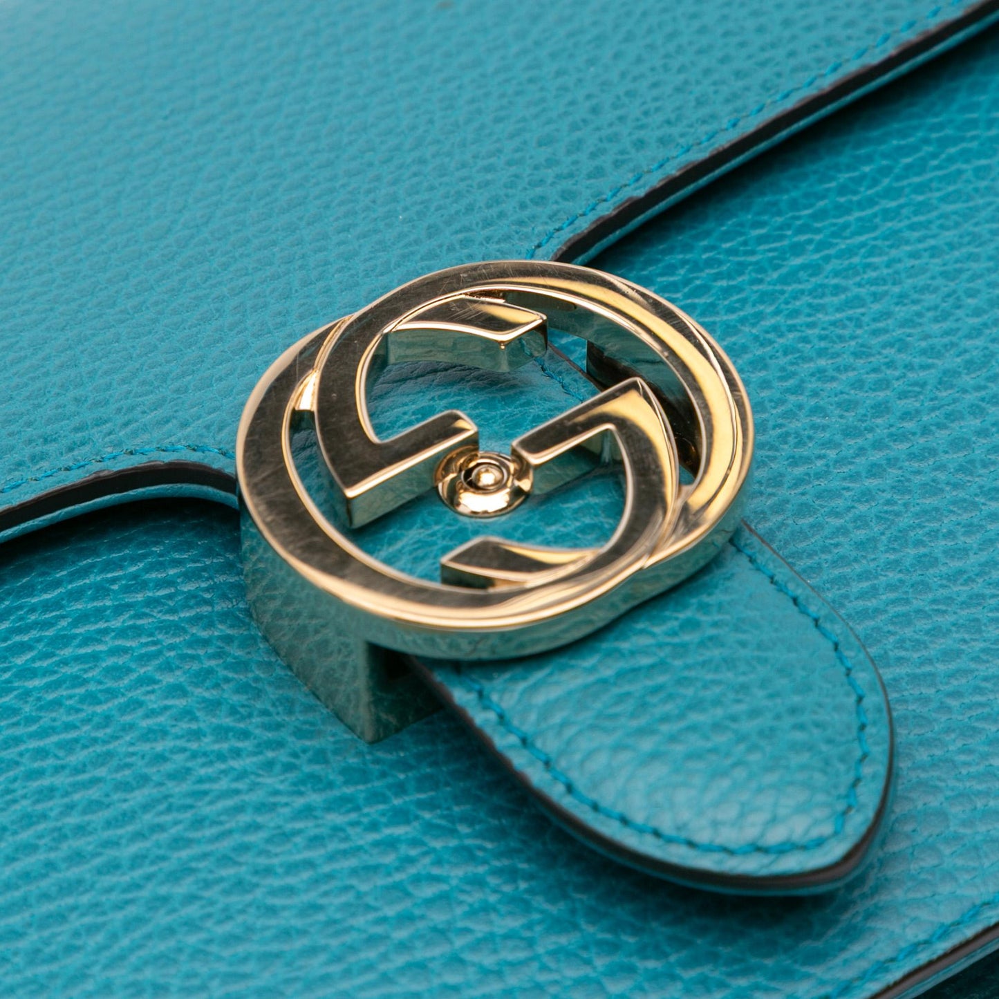 Gucci Medium Dollar Calfskin Interlocking G Crossbody