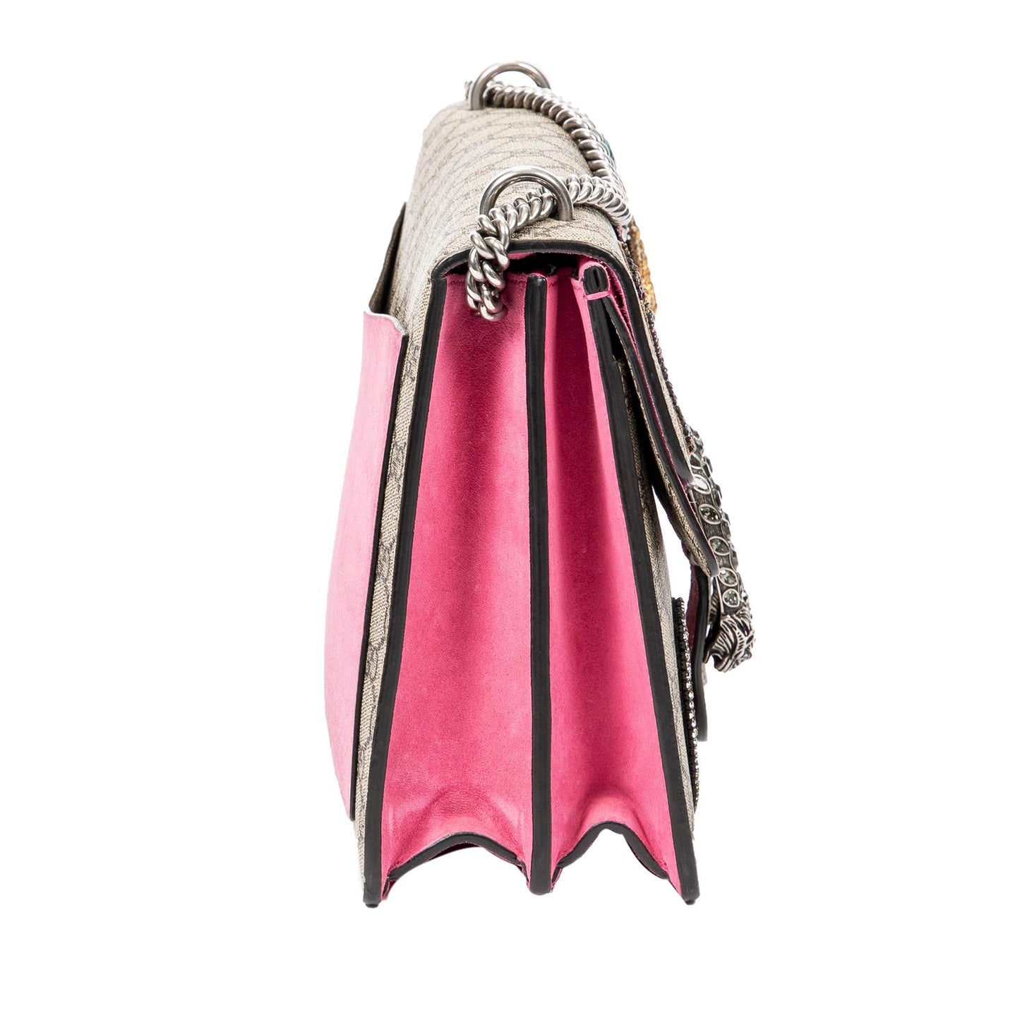 Gucci Medium Embellished GG Supreme Dionysus Shoulder Bag (SHG-A3io5I)
