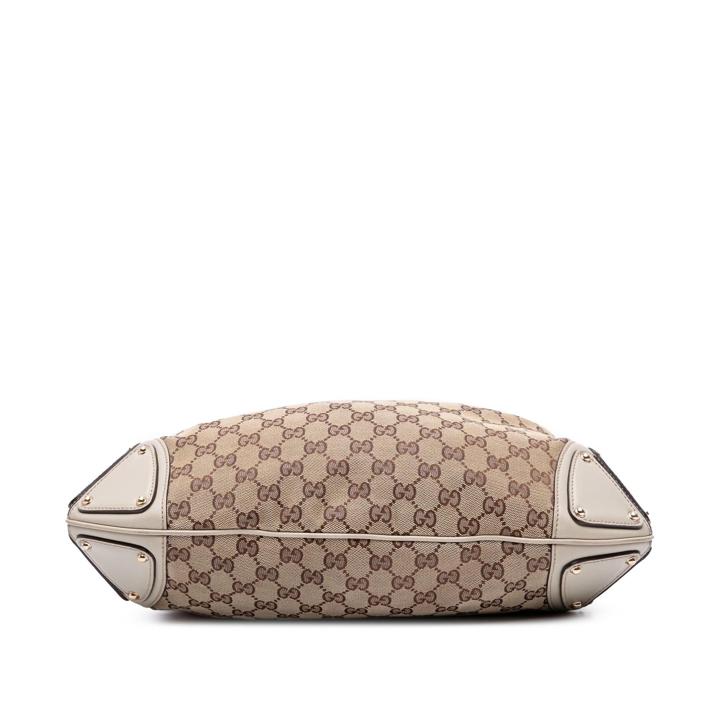 Gucci Medium GG Canvas Bamboo Indy Hobo