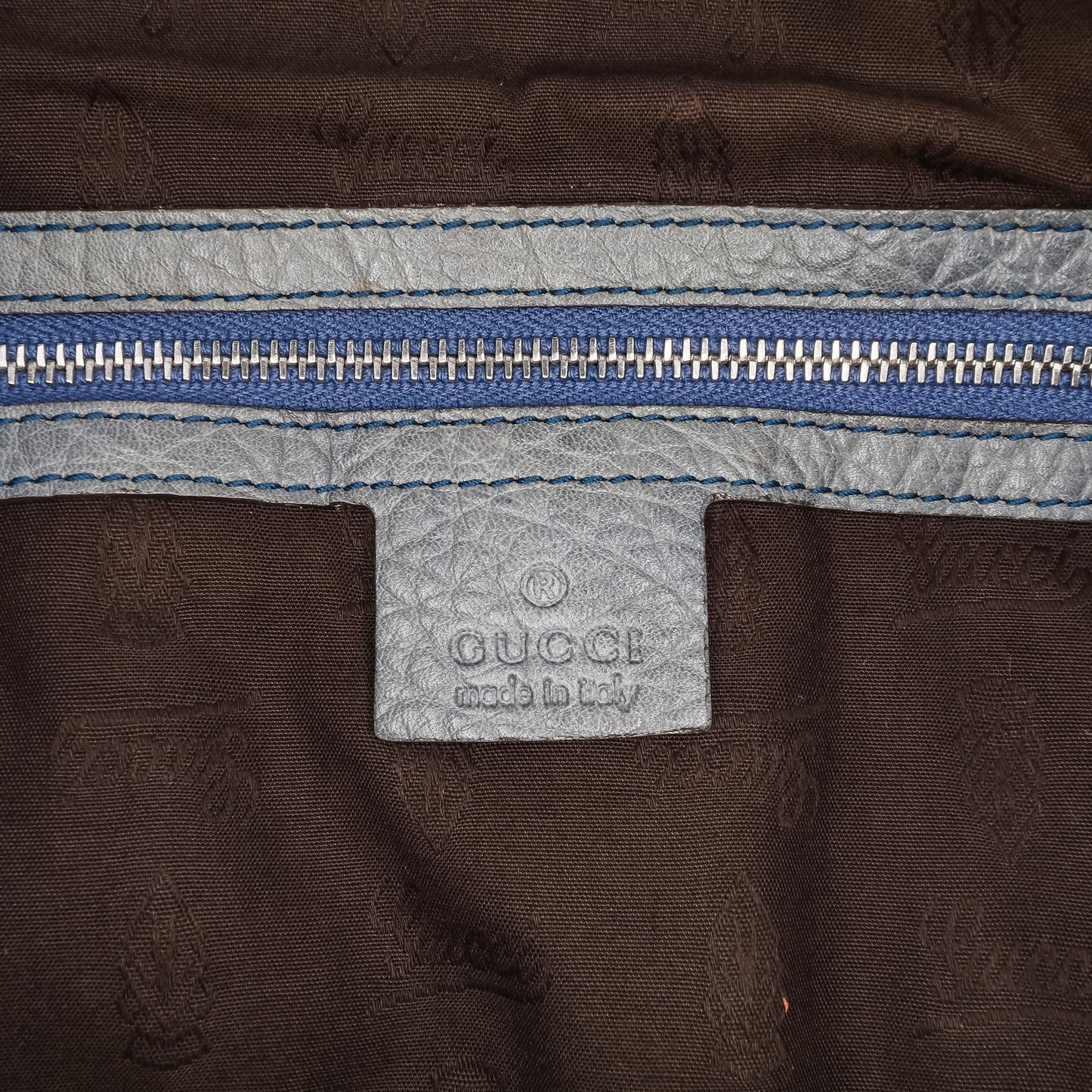 Gucci Medium GG Canvas Bamboo Libeccio Tote