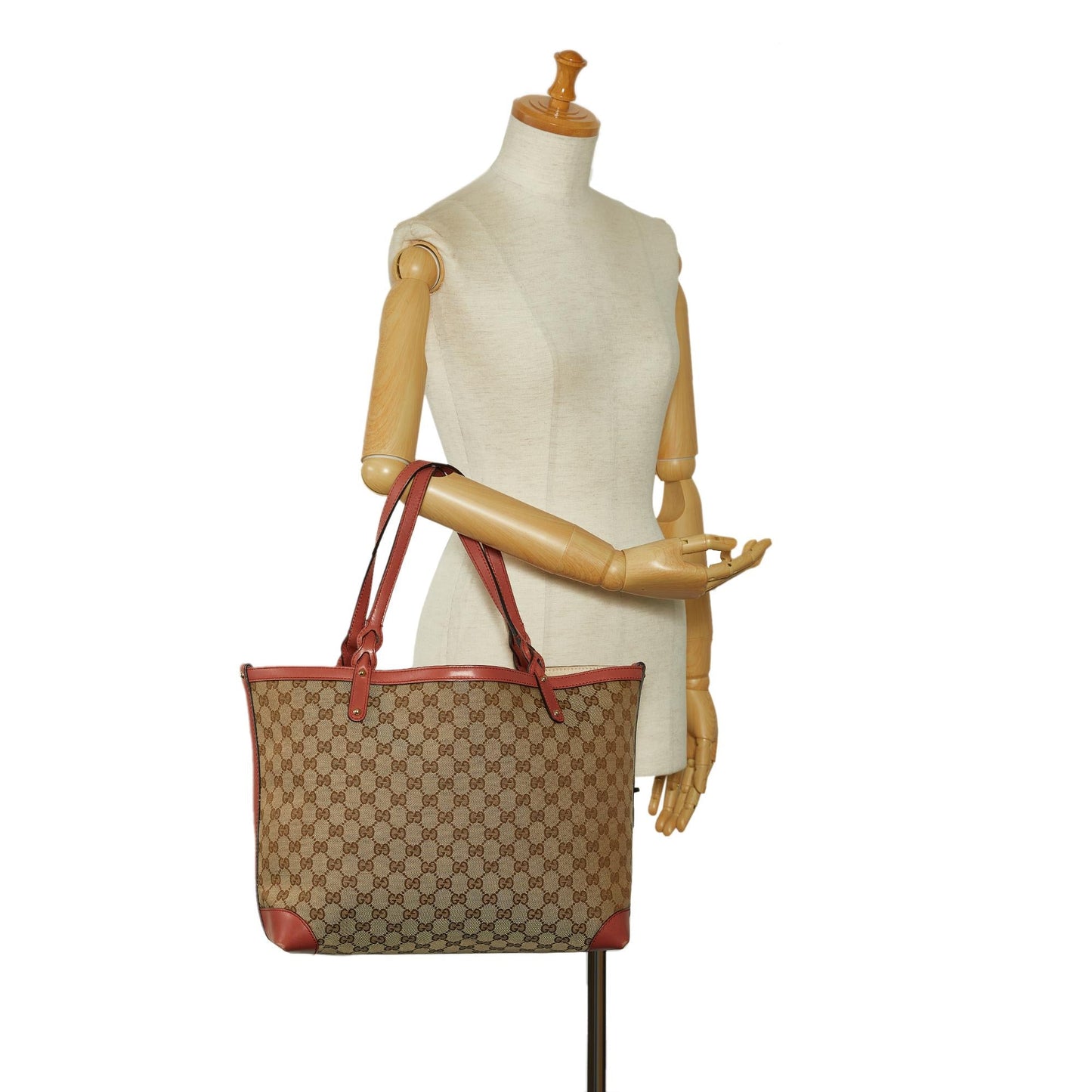 Gucci Medium GG Canvas Craft Tote Bag (SHG-NM3V4c)