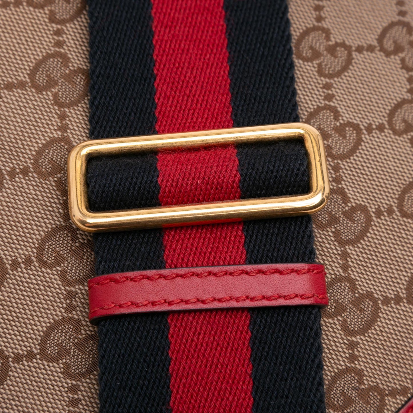 Gucci Medium GG Canvas Lady Web Crossbody