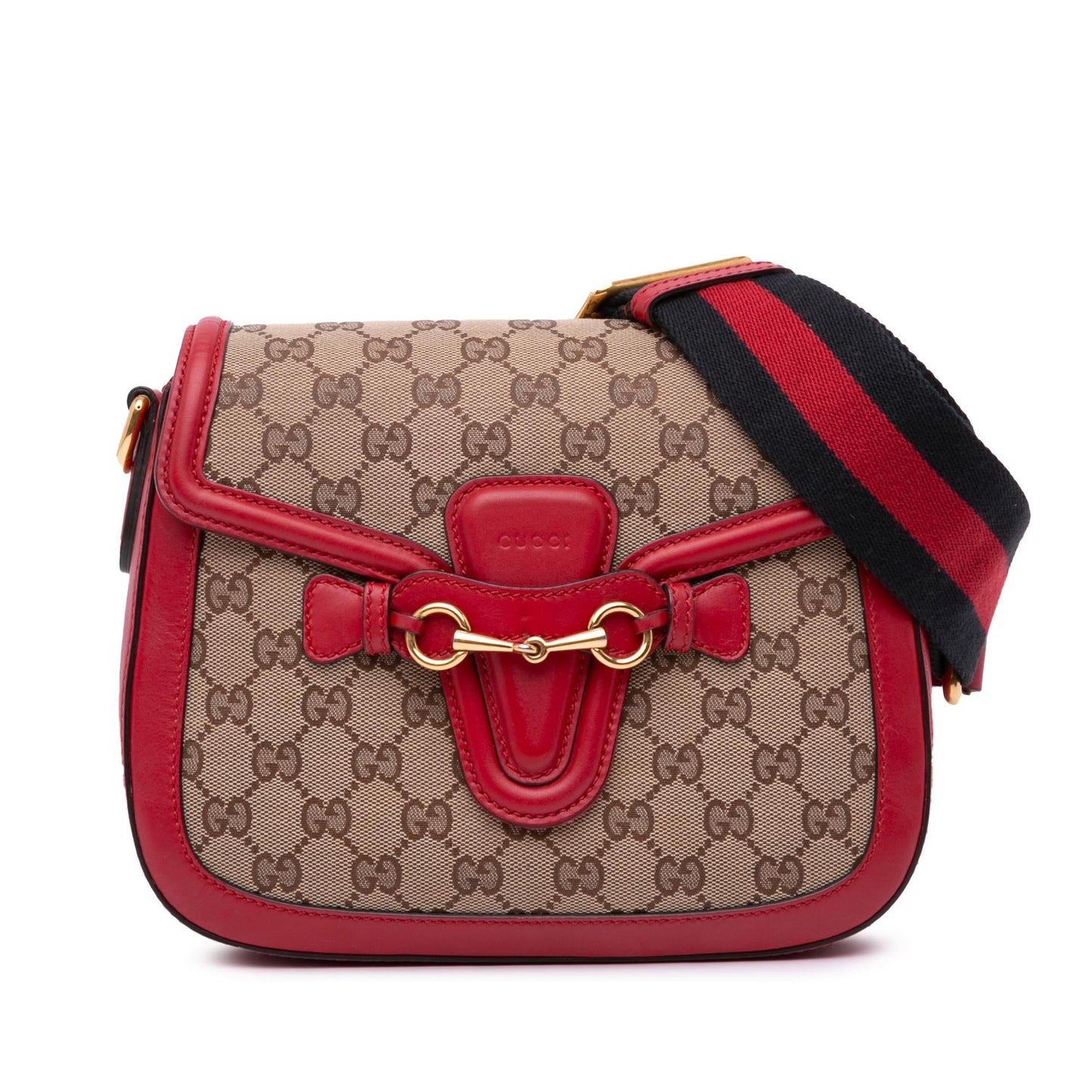 Gucci Medium GG Canvas Lady Web Crossbody