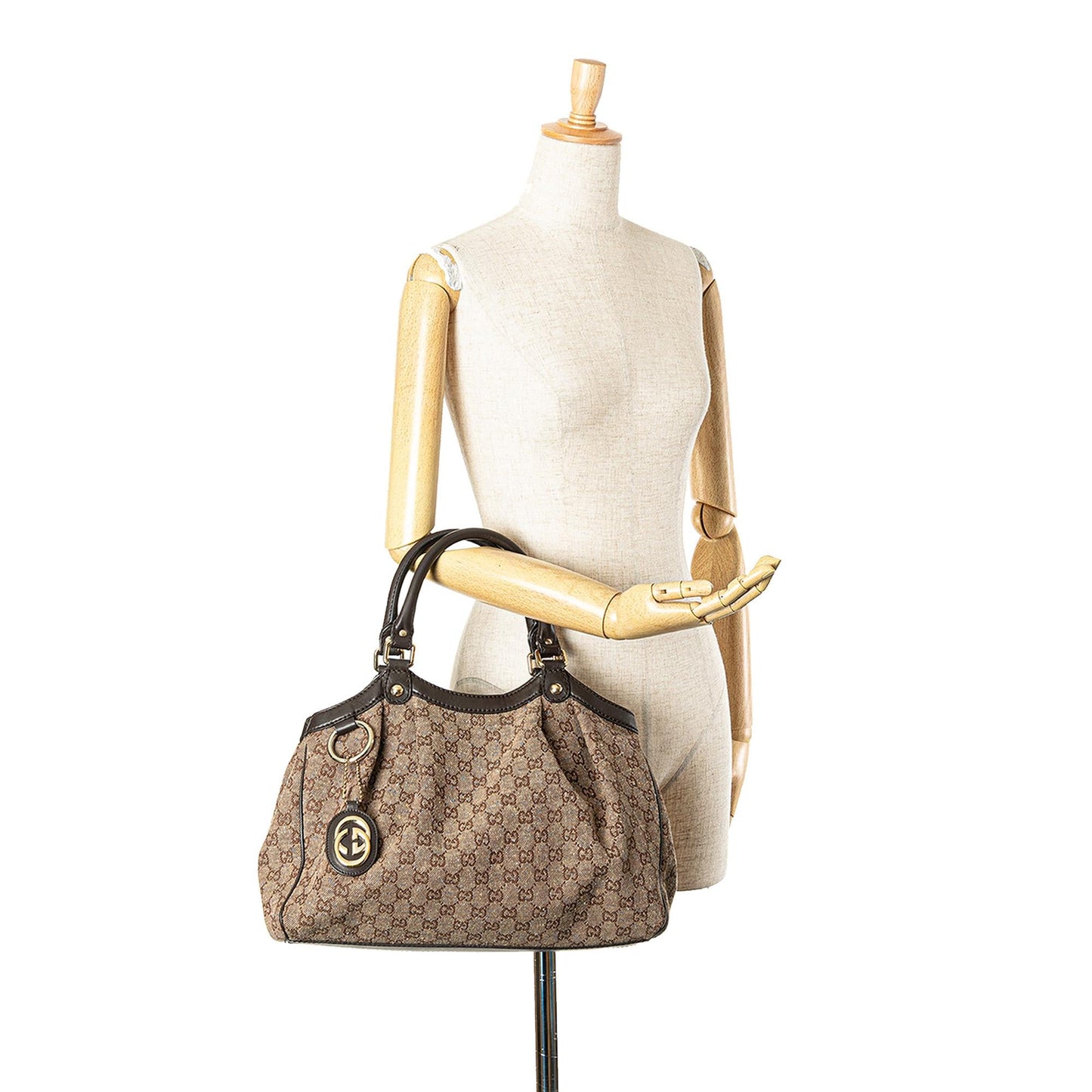 Gucci Medium GG Canvas Sukey Tote