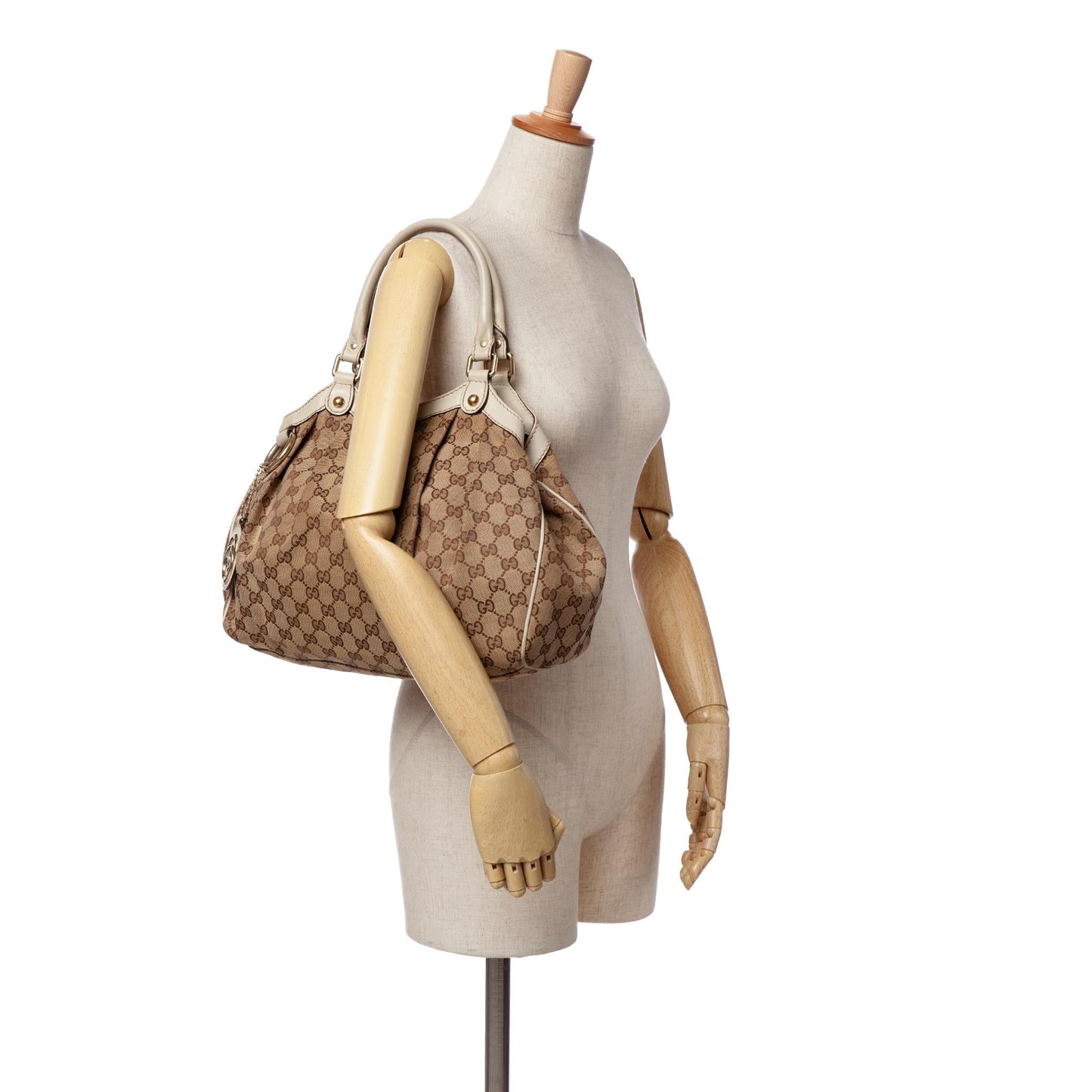 Gucci Medium GG Canvas Sukey Tote