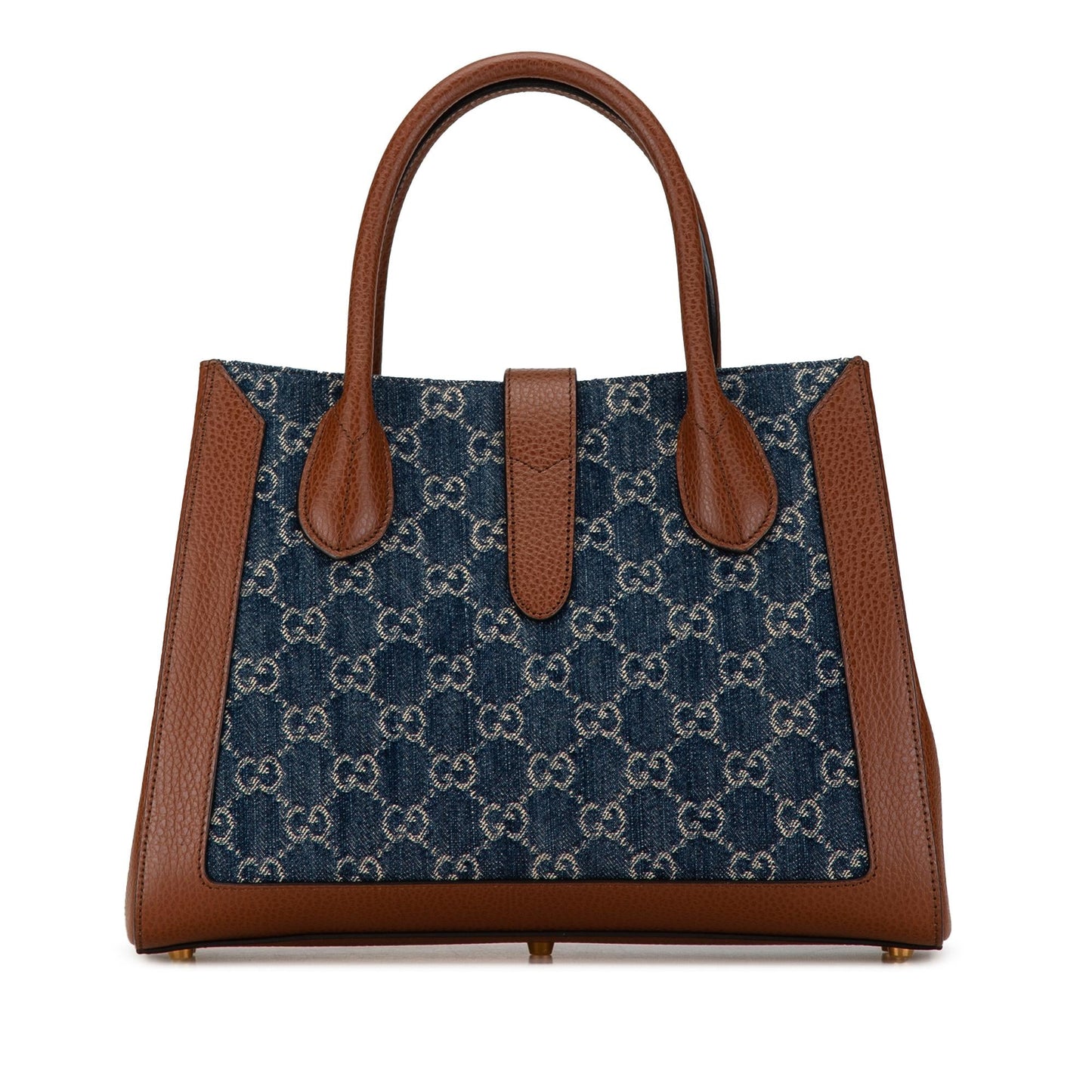 Gucci Medium GG Denim Jackie 1961 Tote (SHG-Um5mCw)