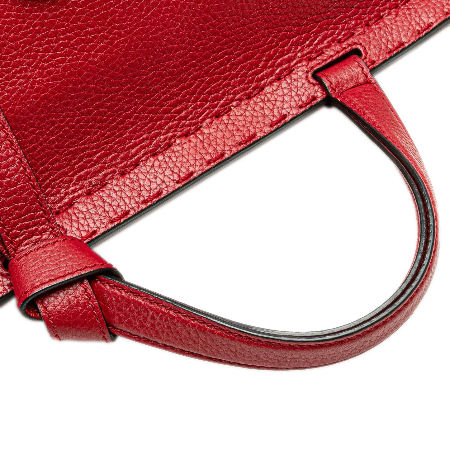 Gucci Medium GG Marmont Grained Leather Top Handle Satchel