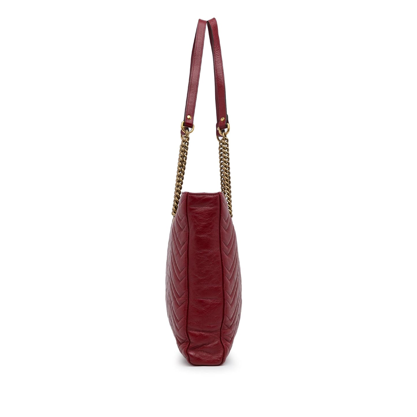 Gucci Medium GG Marmont Slim Matelasse Tote (SHG-DJstM9)