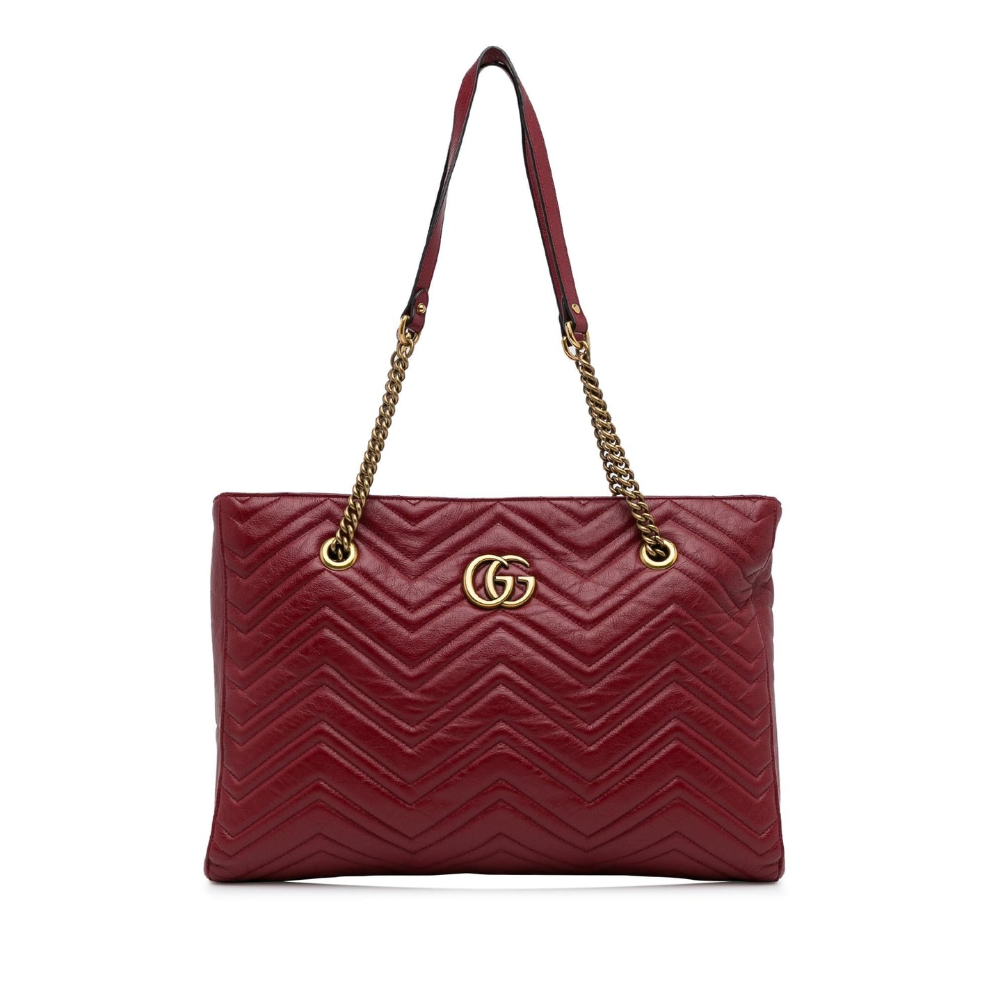 Gucci Medium GG Marmont Slim Matelasse Tote (SHG-DJstM9)