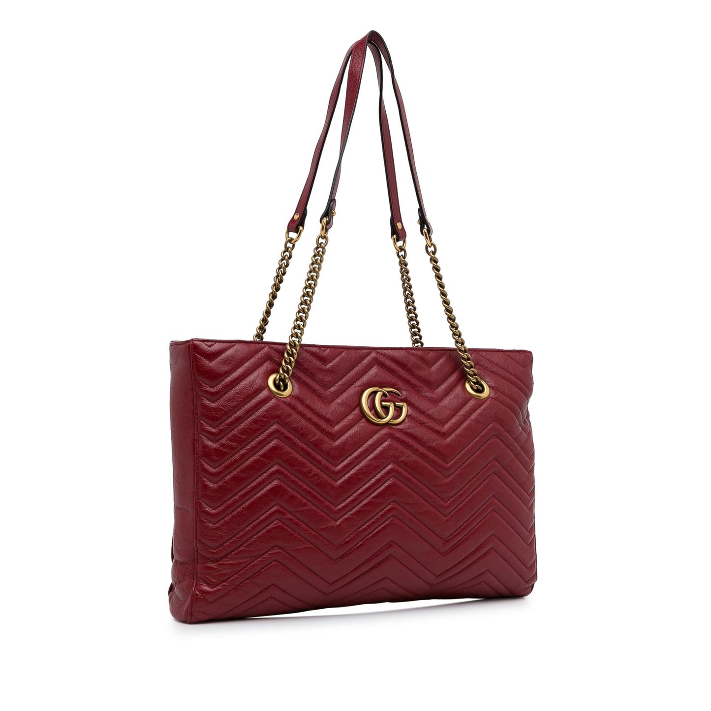 Gucci Medium GG Marmont Slim Matelasse Tote (SHG-DJstM9)