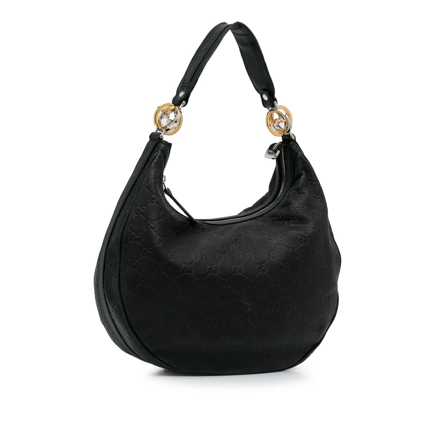 Gucci Medium GG Signature Twins Hobo (SHG-RmbMFm)