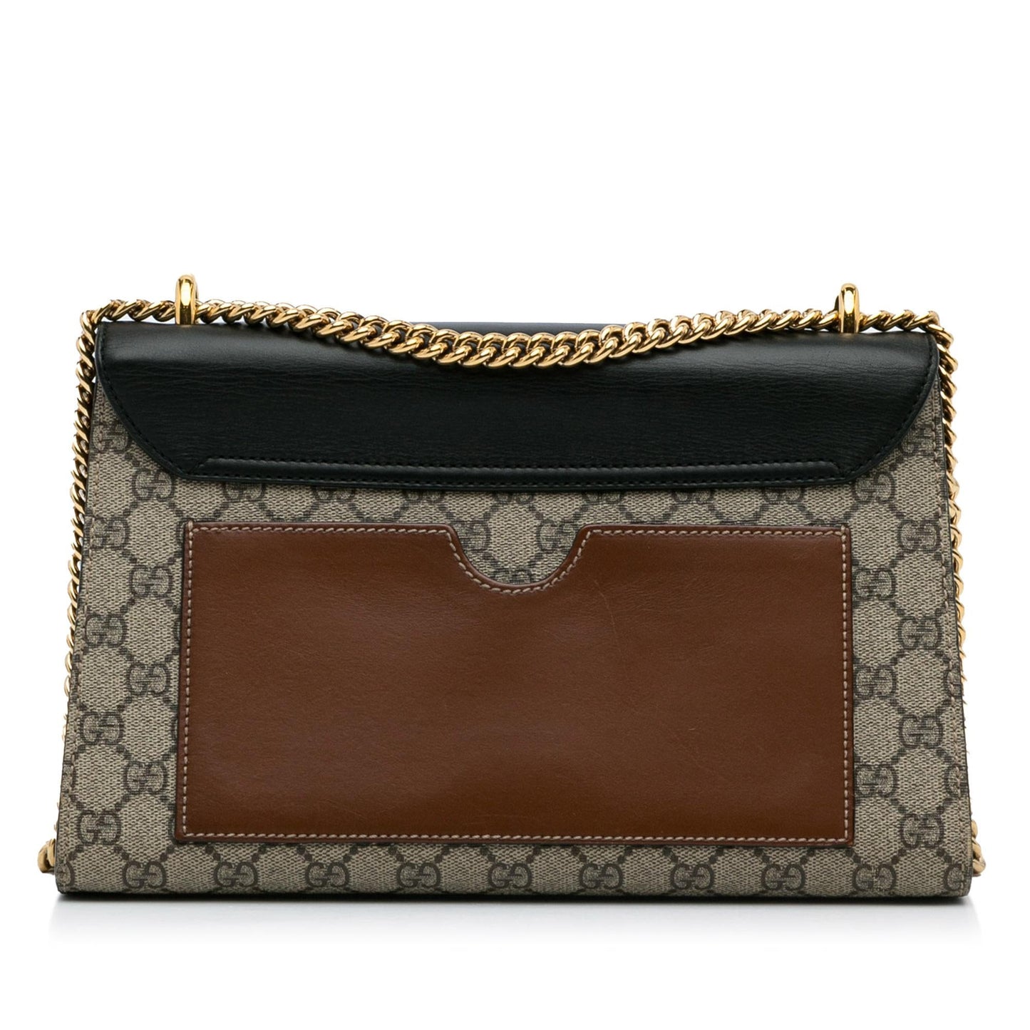 Gucci Medium GG Supreme Padlock Shoulder Bag (SHG-KEUkjB)