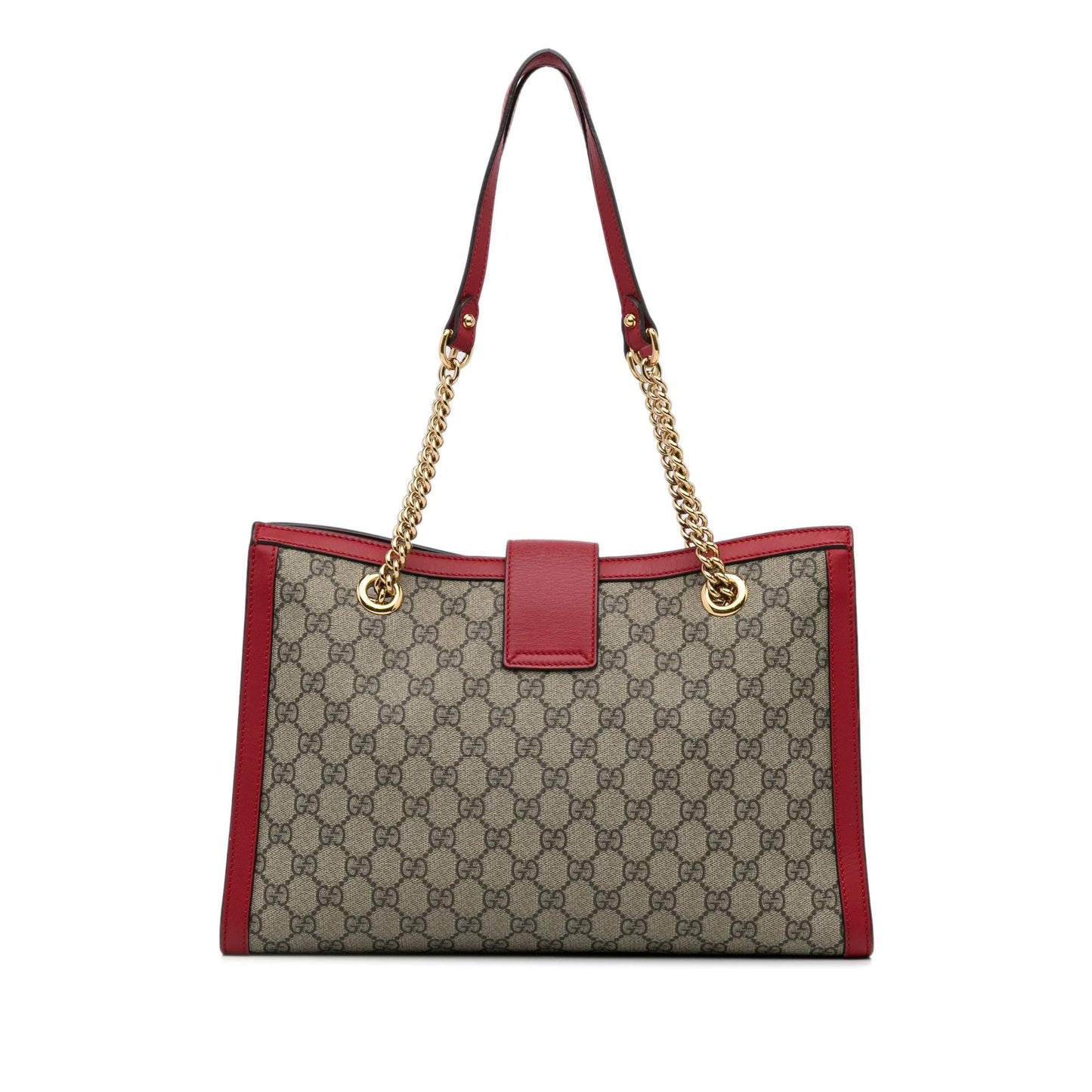 Gucci Medium GG Supreme Padlock Tote Bag (SHG-a8LoUy)
