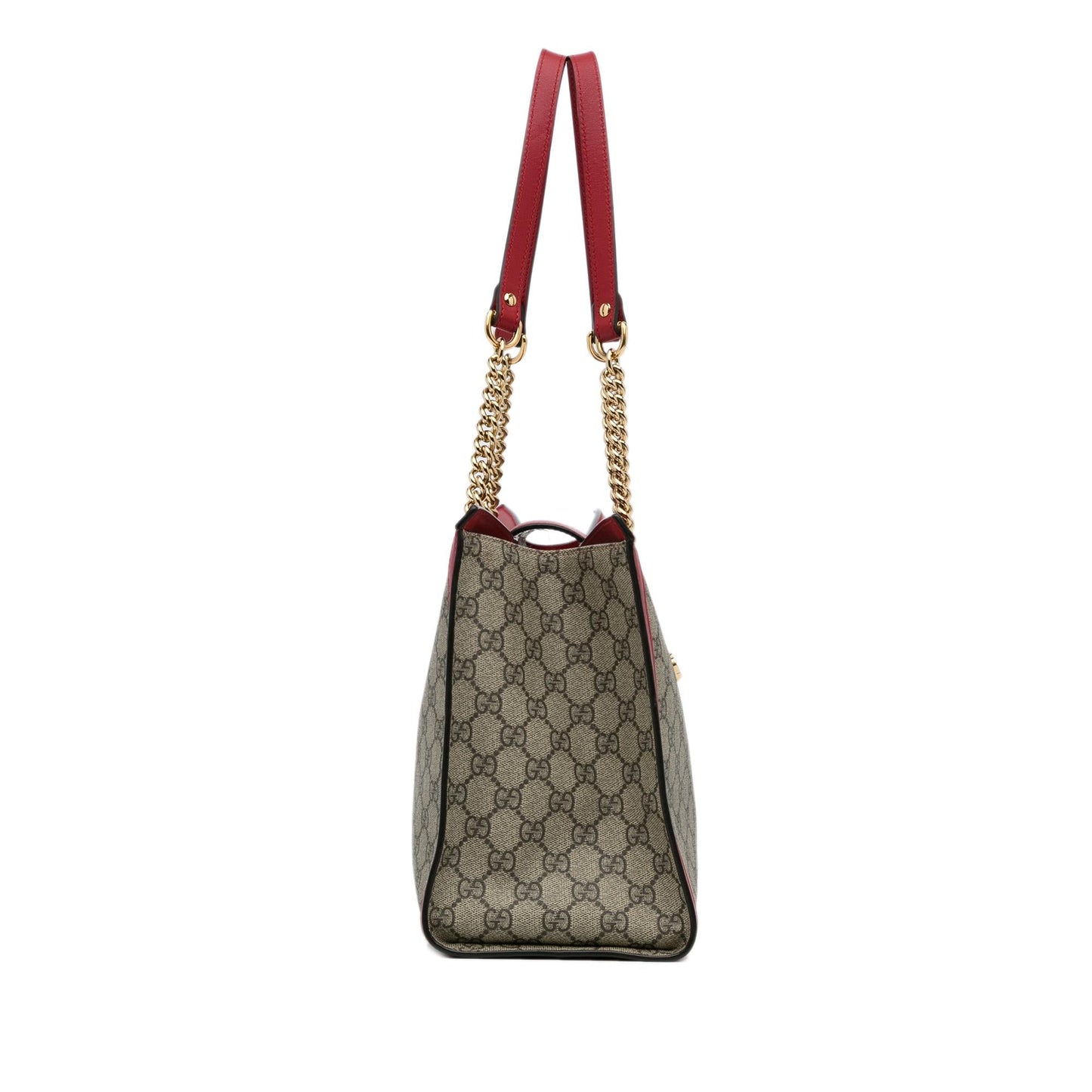 Gucci Medium GG Supreme Padlock Tote Bag (SHG-a8LoUy)