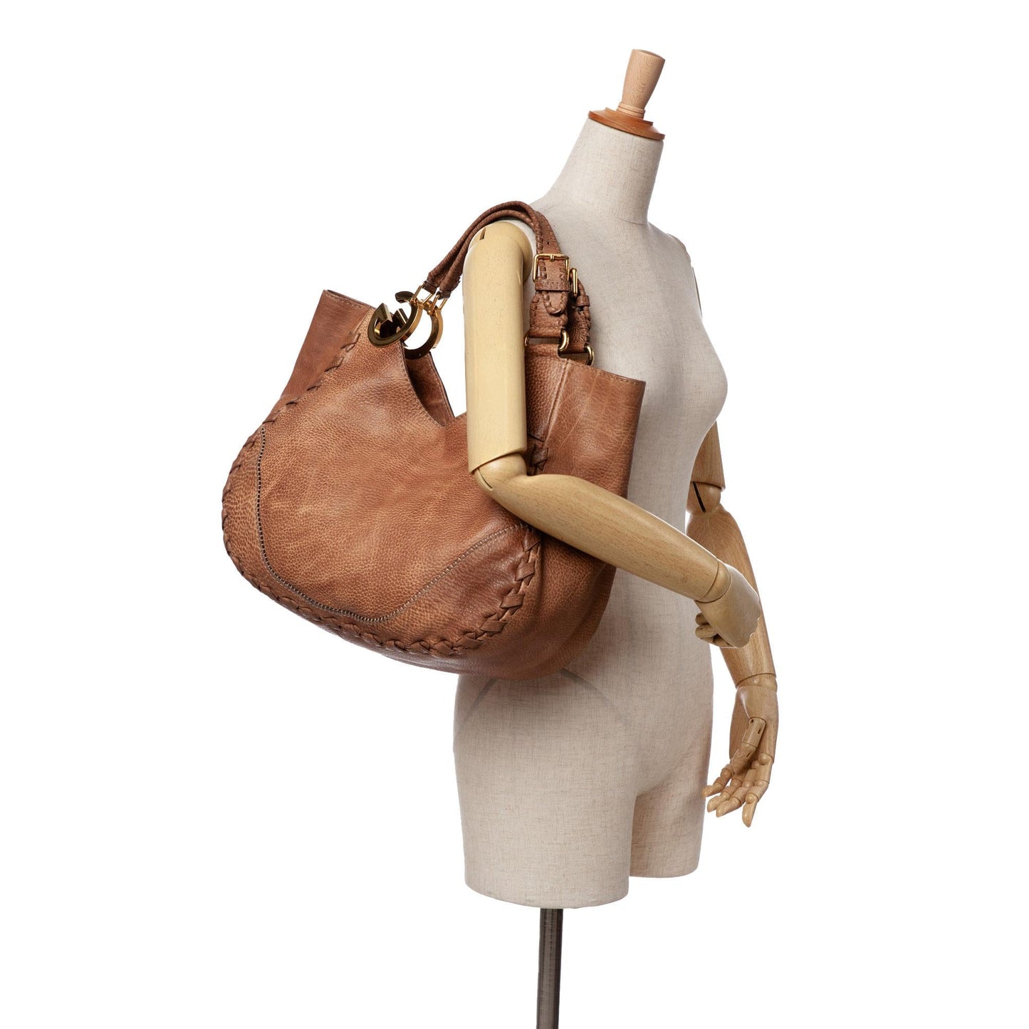 Gucci Medium Grained Calfskin Charlotte Hobo