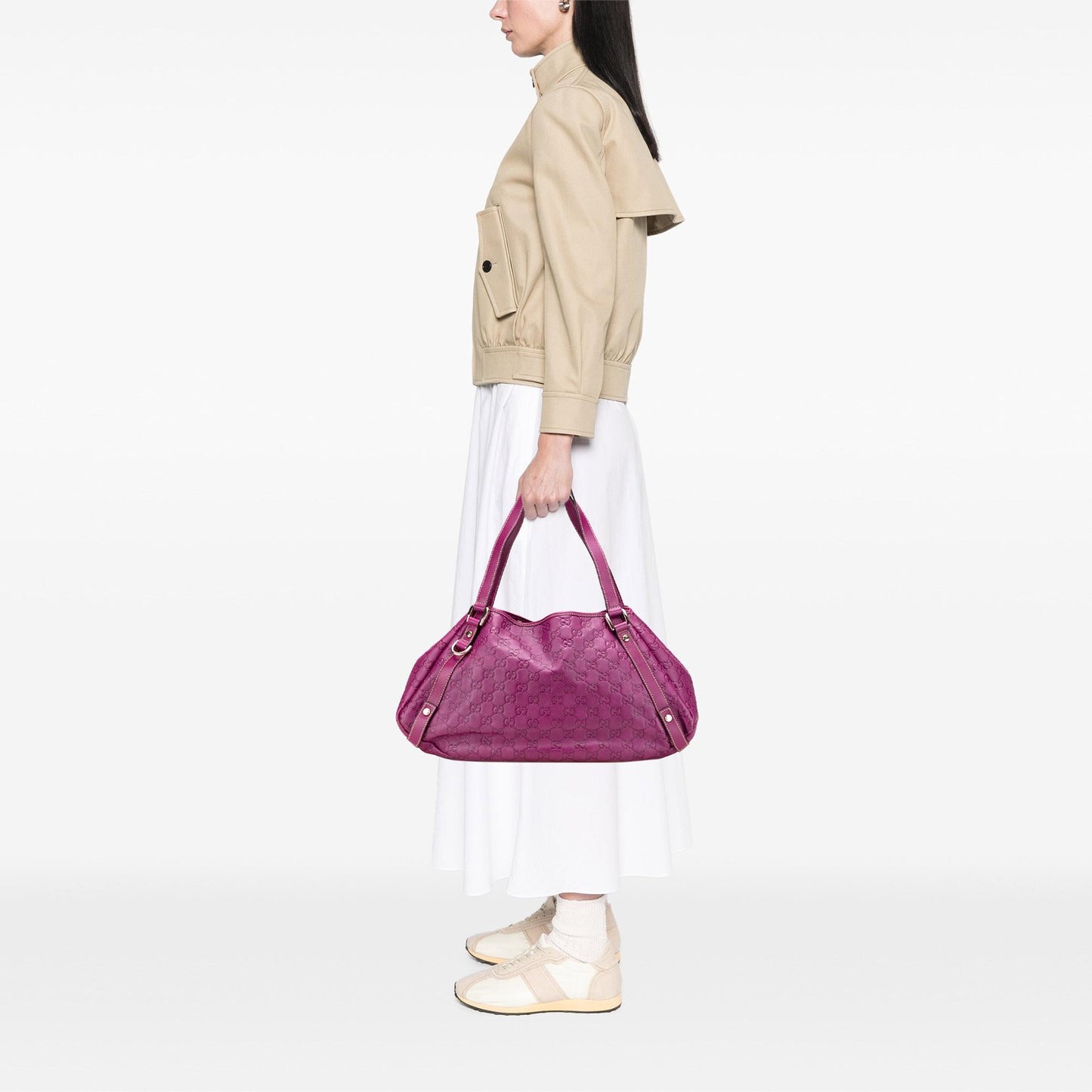 Gucci Medium Guccissima Abbey D Ring Tote