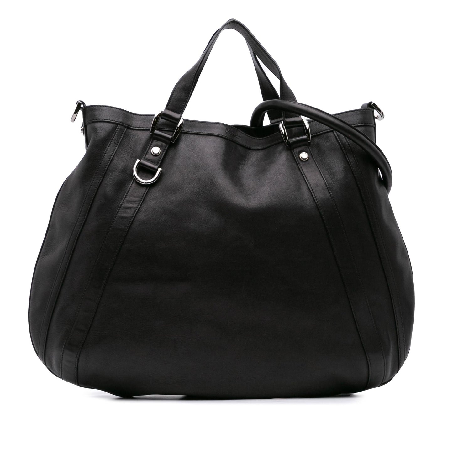 Gucci Medium Leather Abbey D Ring Convertible Tote