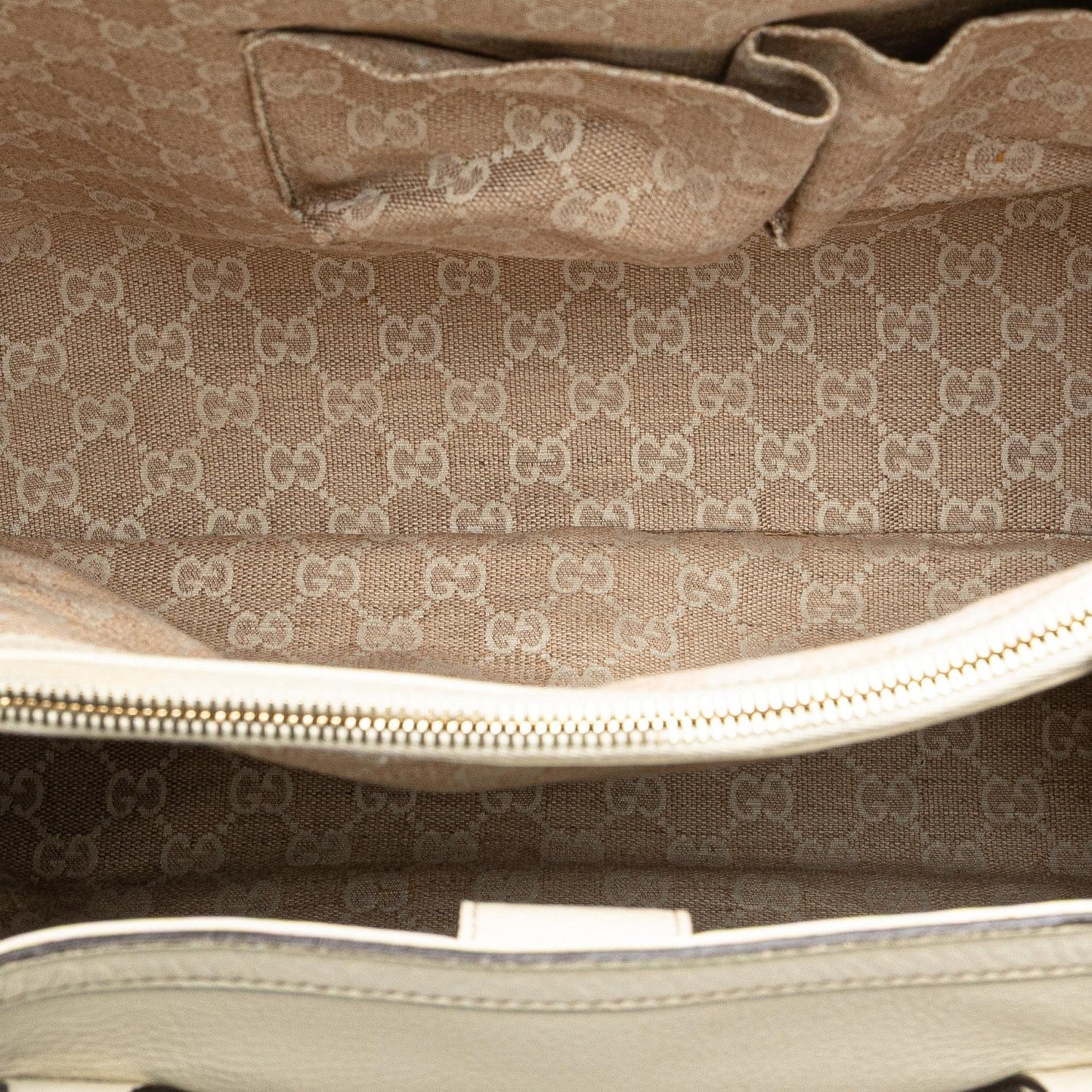 Gucci Medium Leather Bamboo Diana Tote
