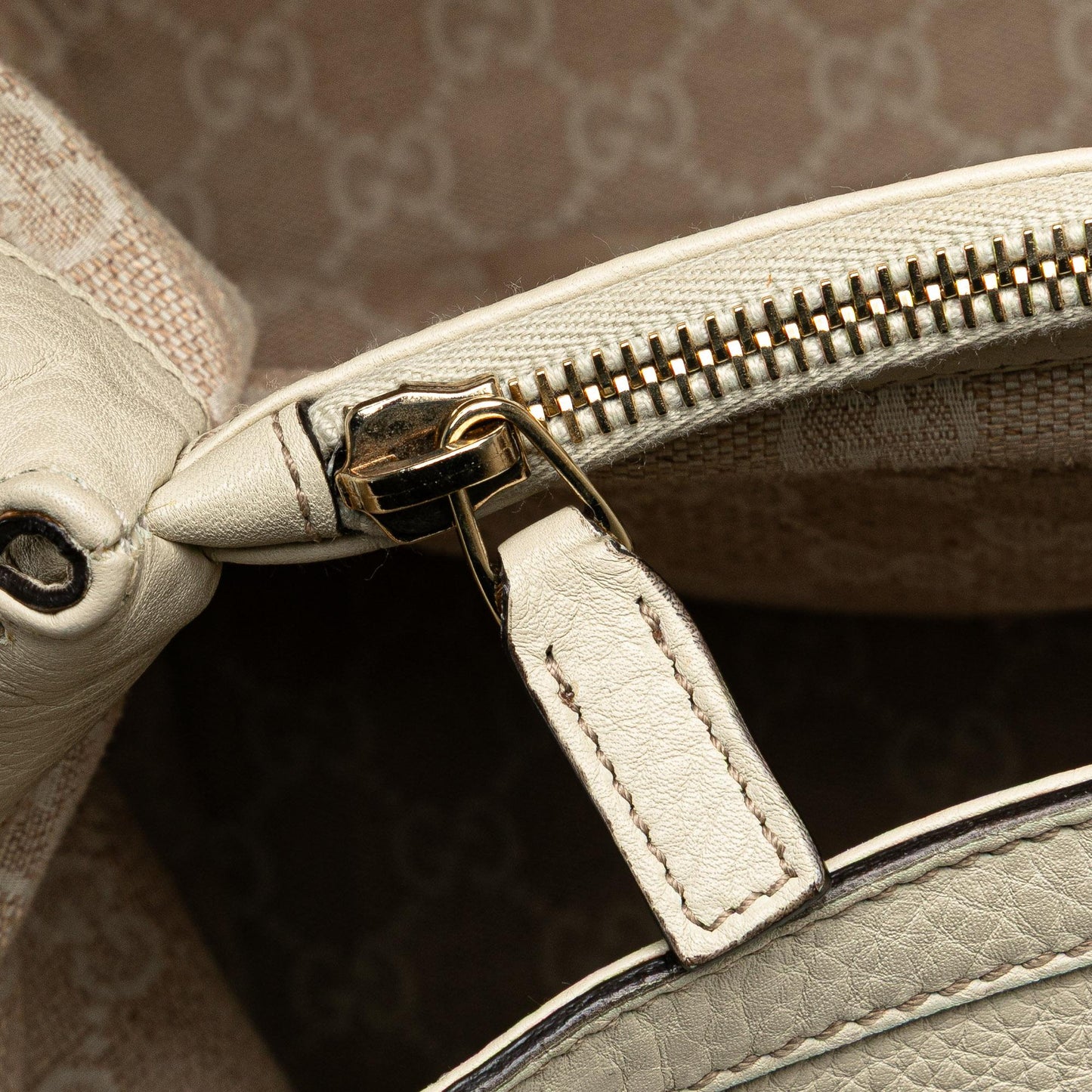 Gucci Medium Leather Bamboo Diana Tote