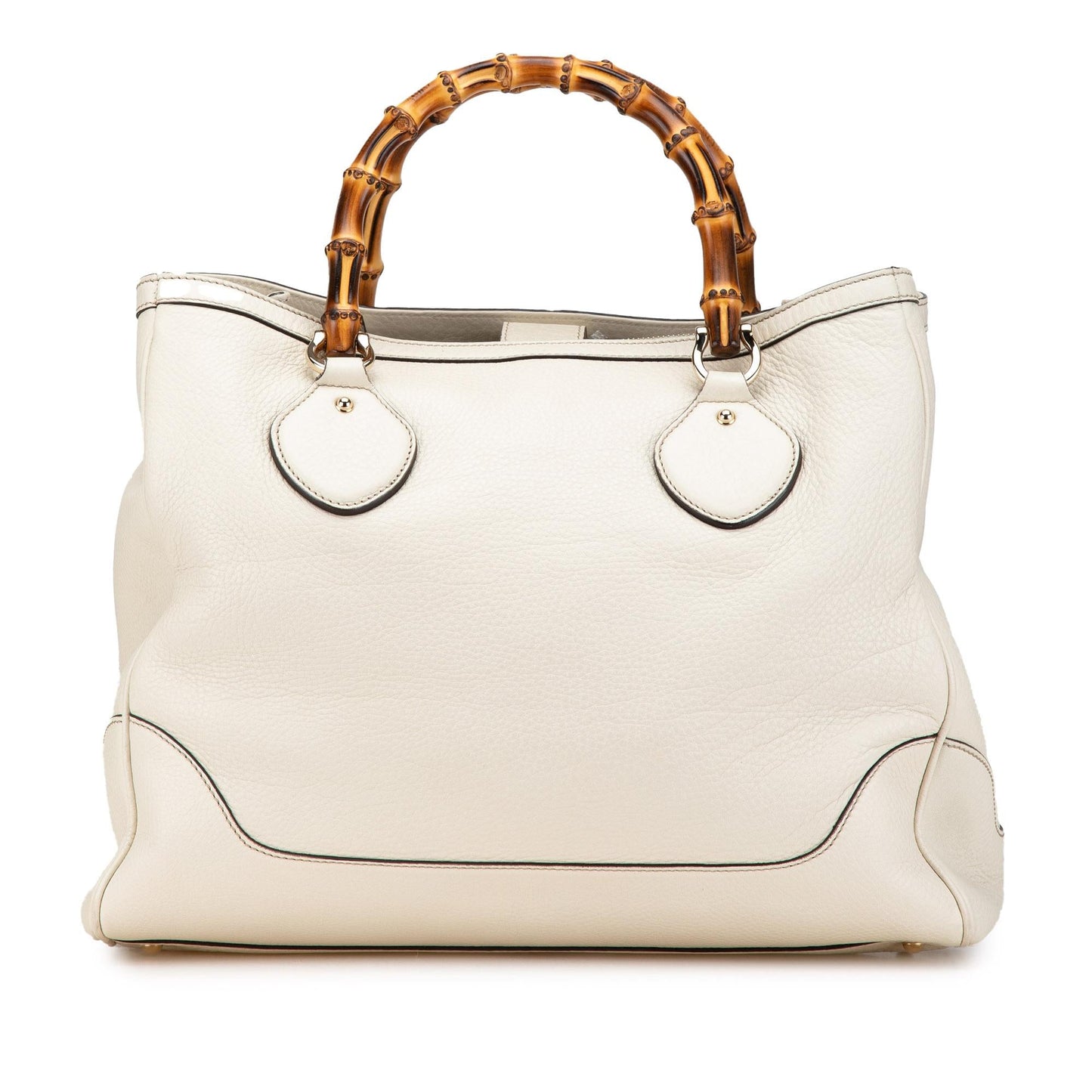 Gucci Medium Leather Bamboo Diana Tote