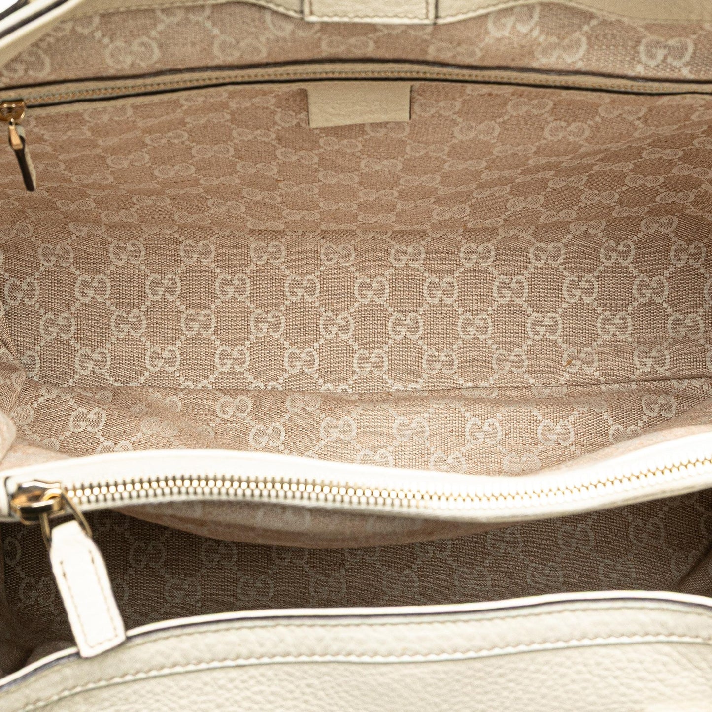Gucci Medium Leather Bamboo Diana Tote
