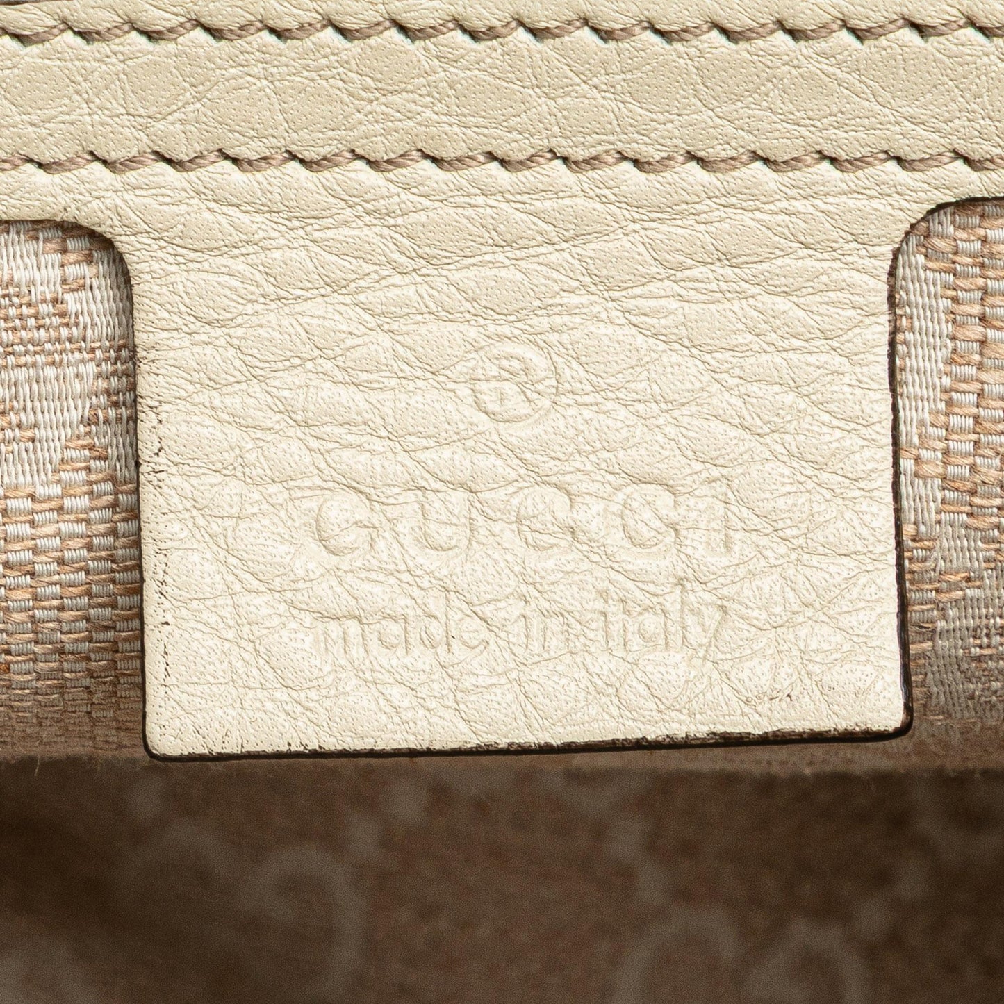 Gucci Medium Leather Bamboo Diana Tote