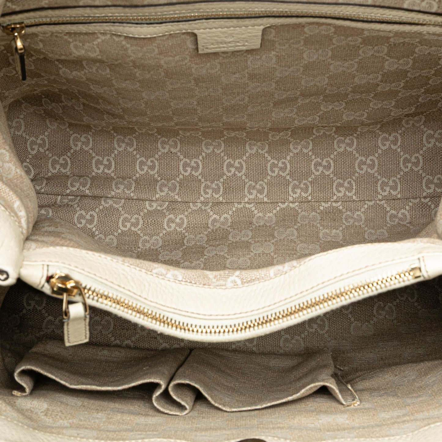 Gucci Medium Leather Bamboo Diana Tote