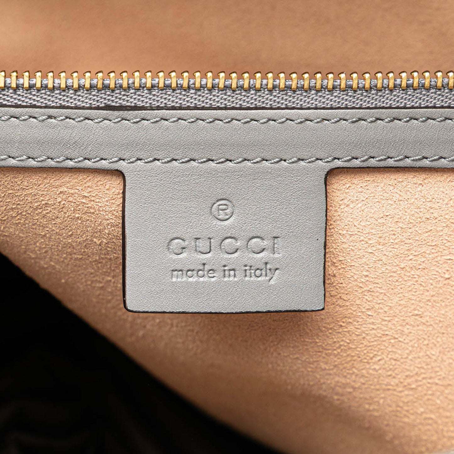 Gucci Medium Leather Bamboo Nymphaea Satchel
