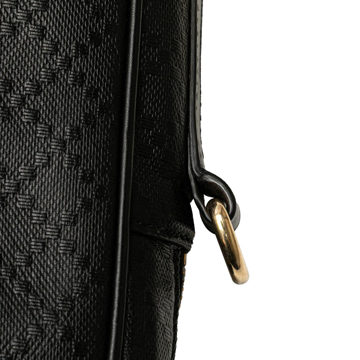 Gucci Medium Leather Diamante Bright Business Bag