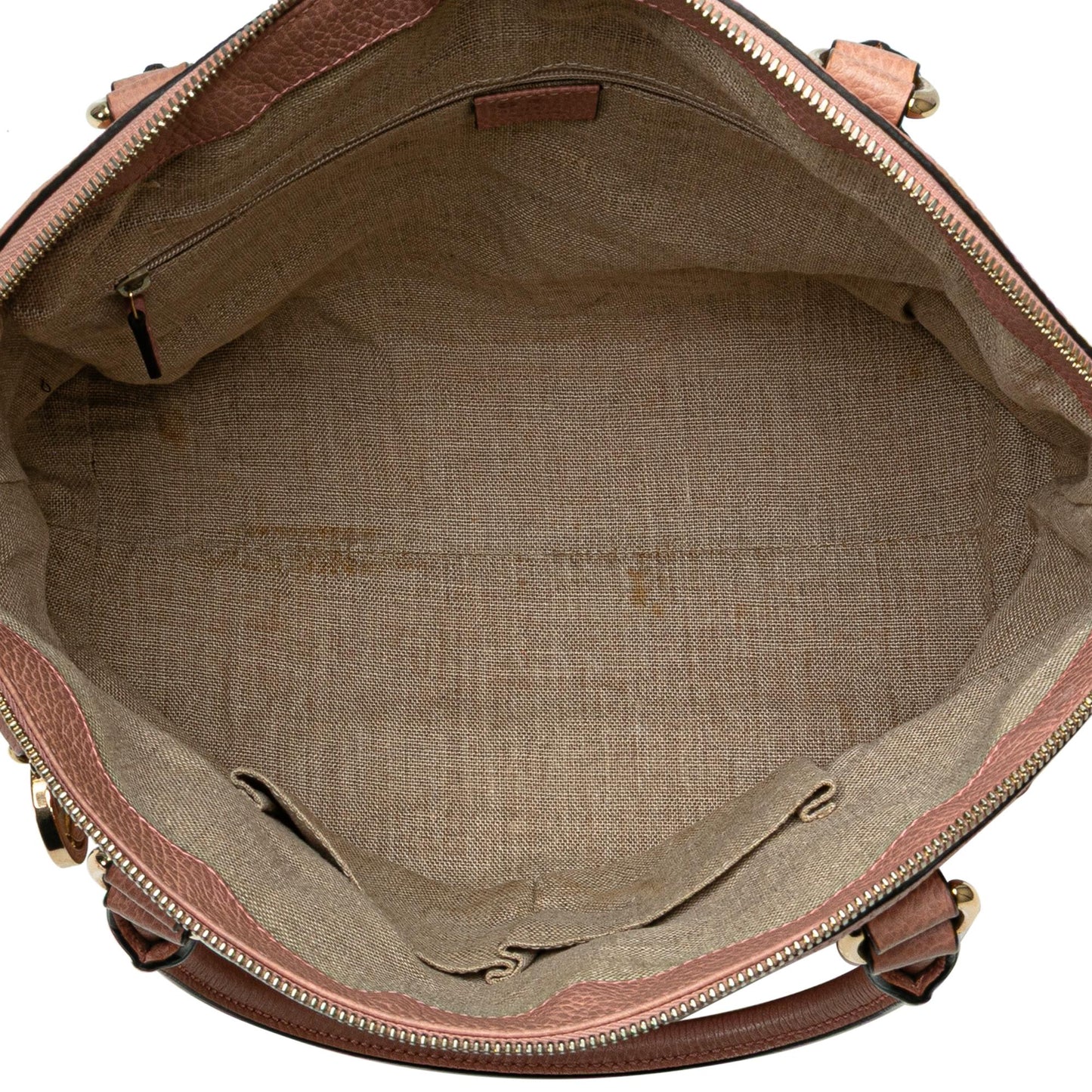 Gucci Medium Leather GG Charm Dome Satchel