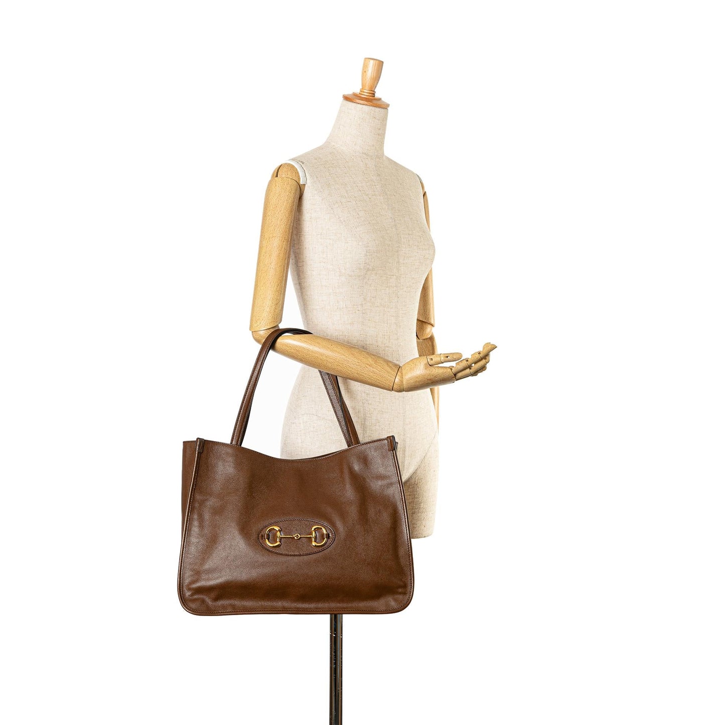 Gucci Medium Leather Horsebit 1955 Tote