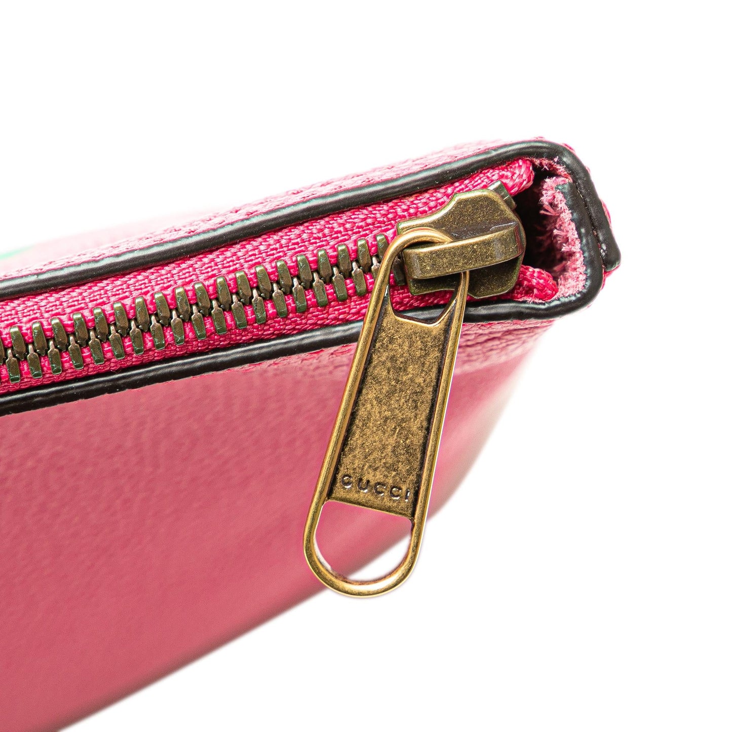 Gucci Medium Leather Logo Portfolio Clutch