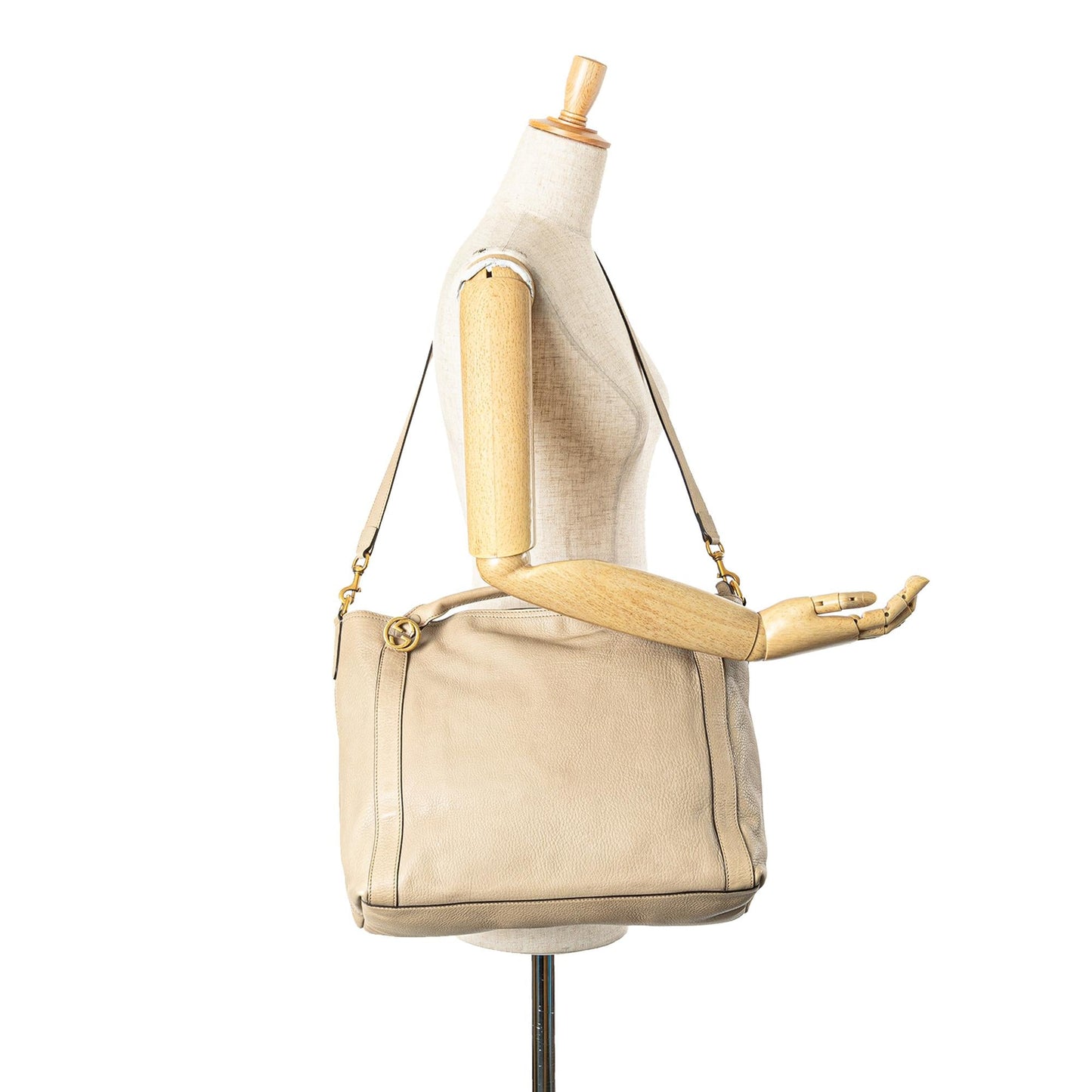Gucci Medium Leather Miss GG Satchel