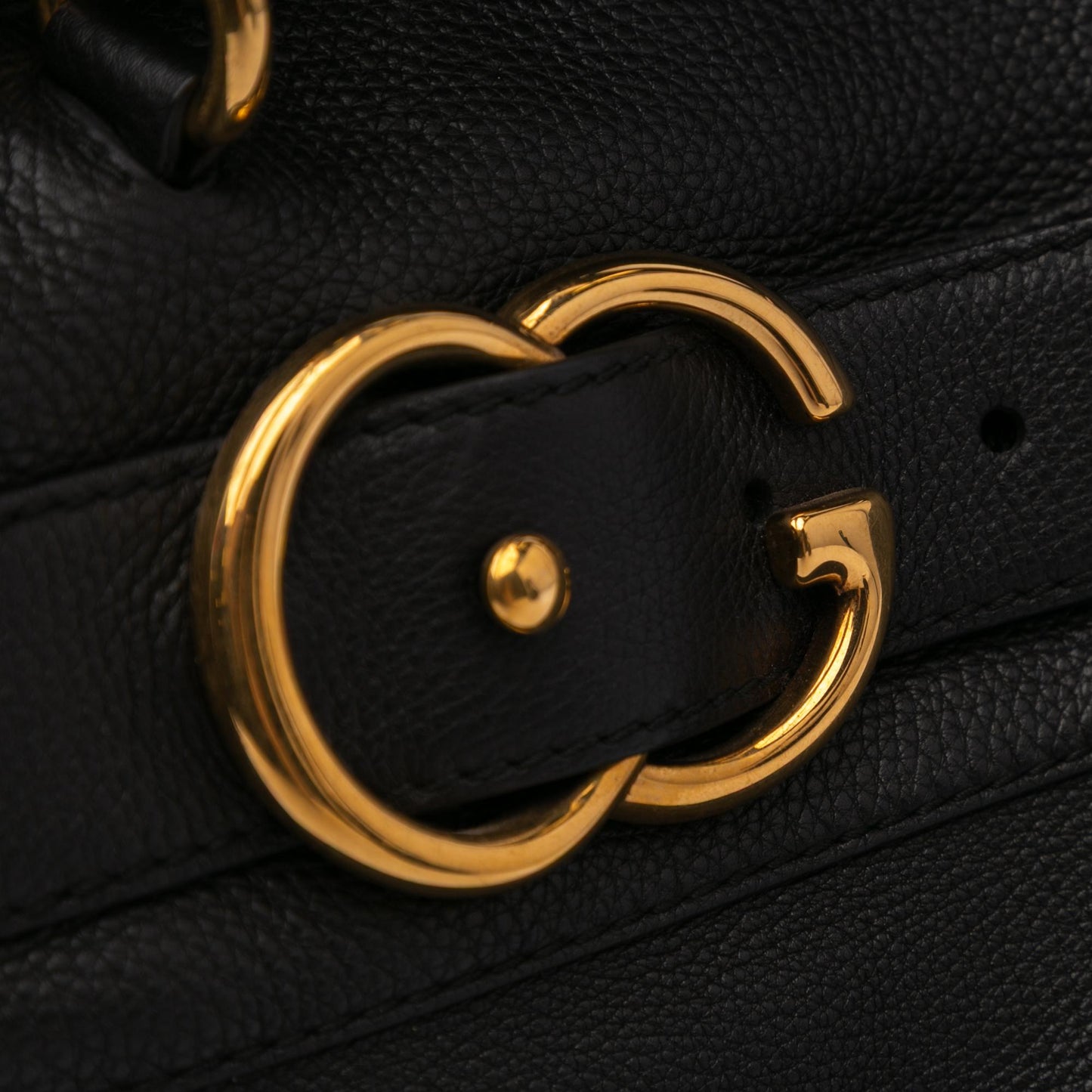 Gucci Medium Leather Ride Top Handle Bag