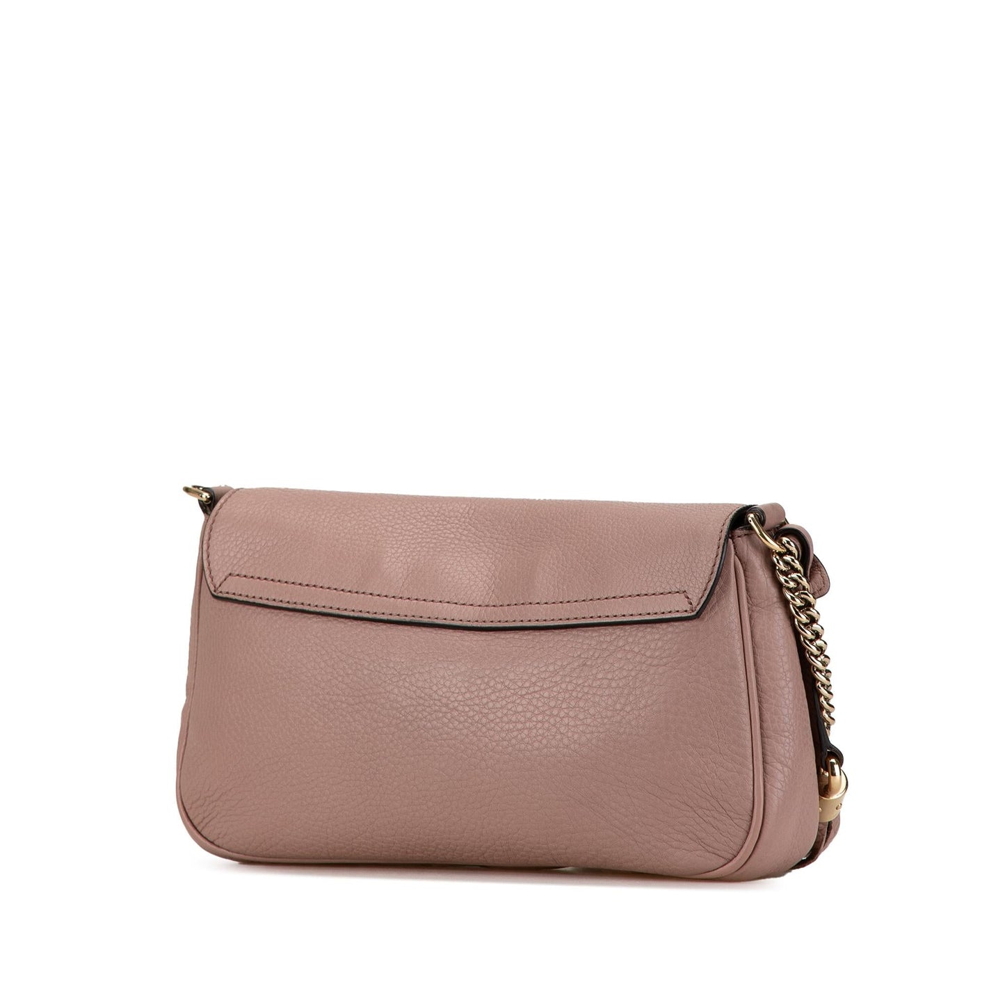 Gucci Medium Leather Soho Chain Flap Crossbody (SHG-GtzMZm)