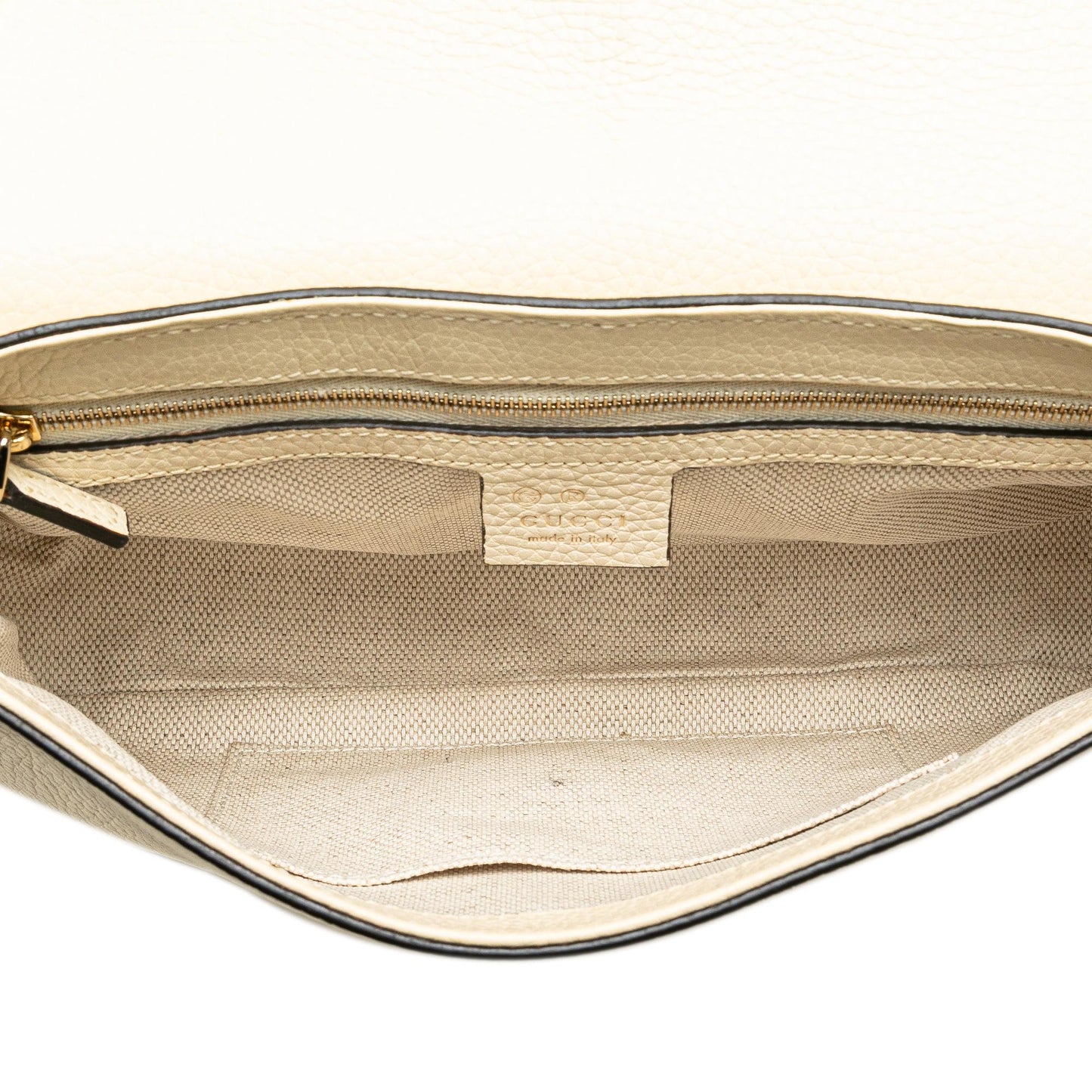 Gucci Medium Leather Soho Chain Flap Crossbody