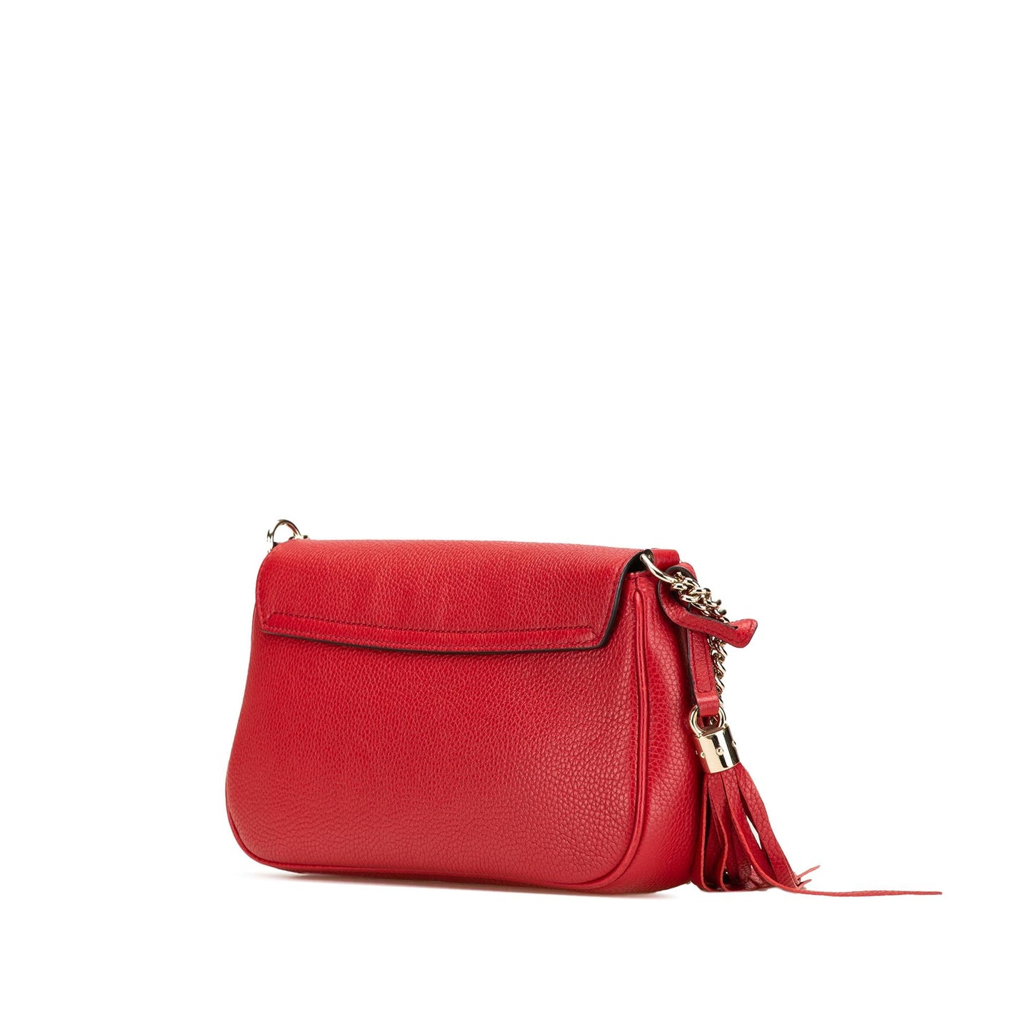 Gucci Medium Leather Soho Chain Flap Crossbody