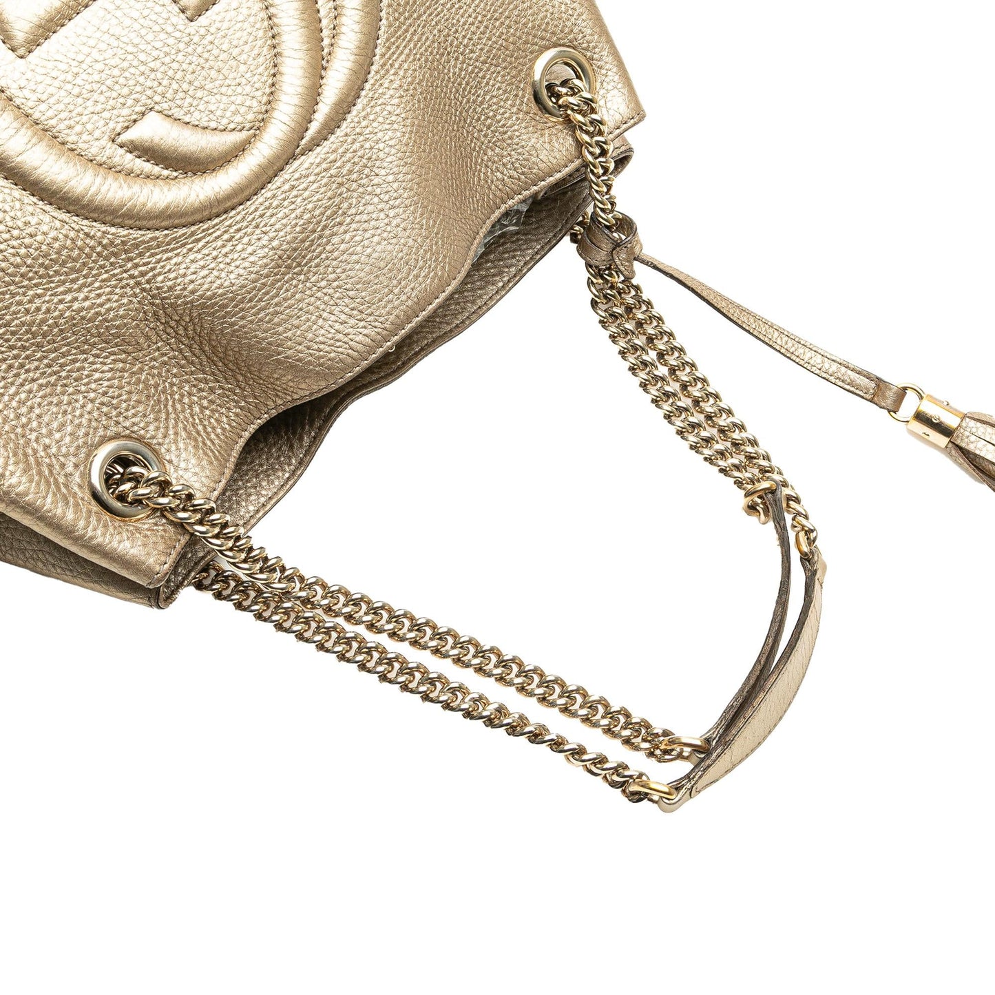 Gucci Medium Leather Soho Chain Tote