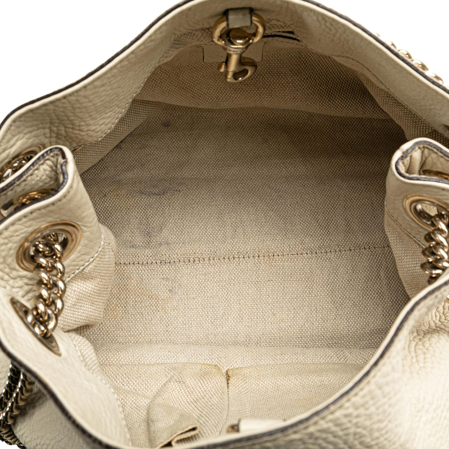 Gucci Medium Leather Soho Chain Tote