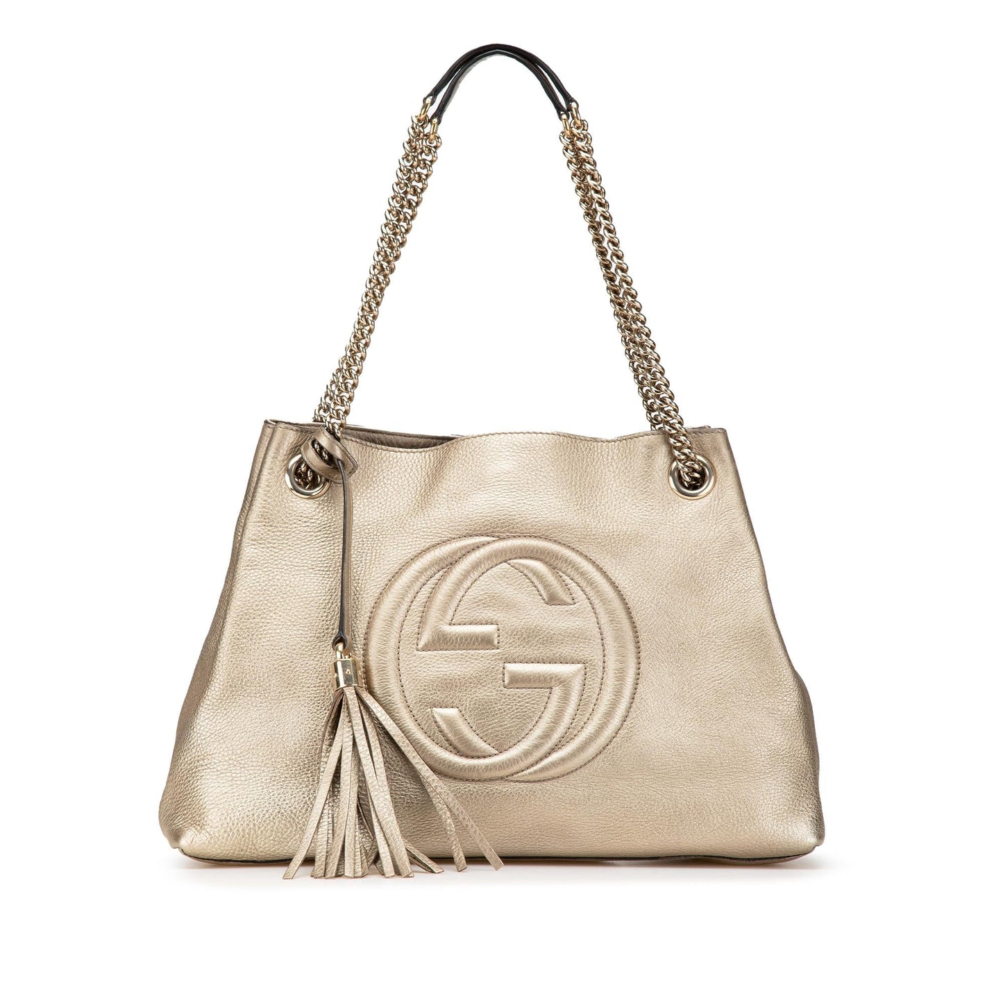 Gucci Medium Leather Soho Chain Tote