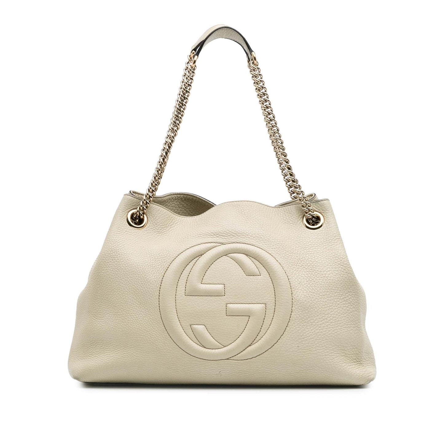 Gucci Medium Leather Soho Chain Tote