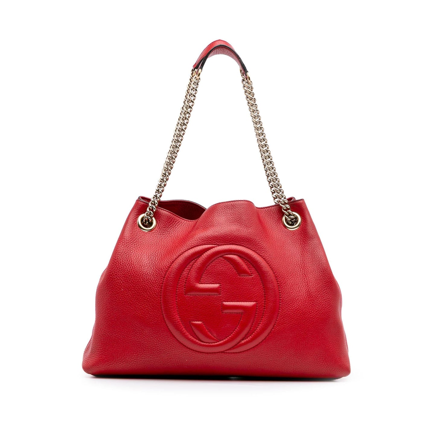 Gucci Medium Leather Soho Chain Tote