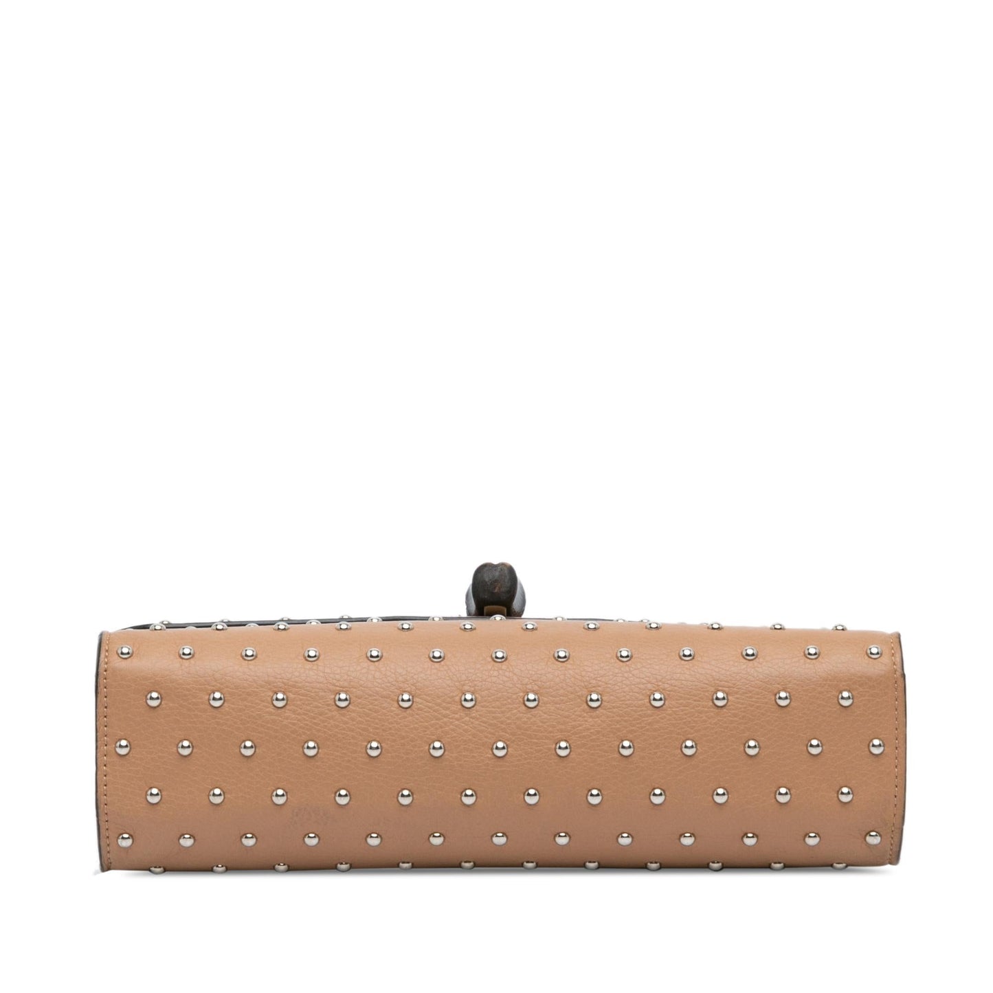 Gucci Medium Leather Studded Miss Bamboo Crossbody