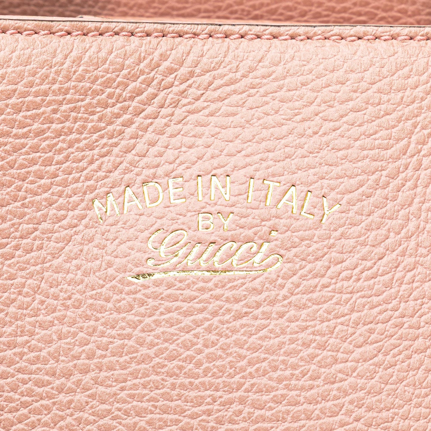 Gucci Medium Leather Swing Tote