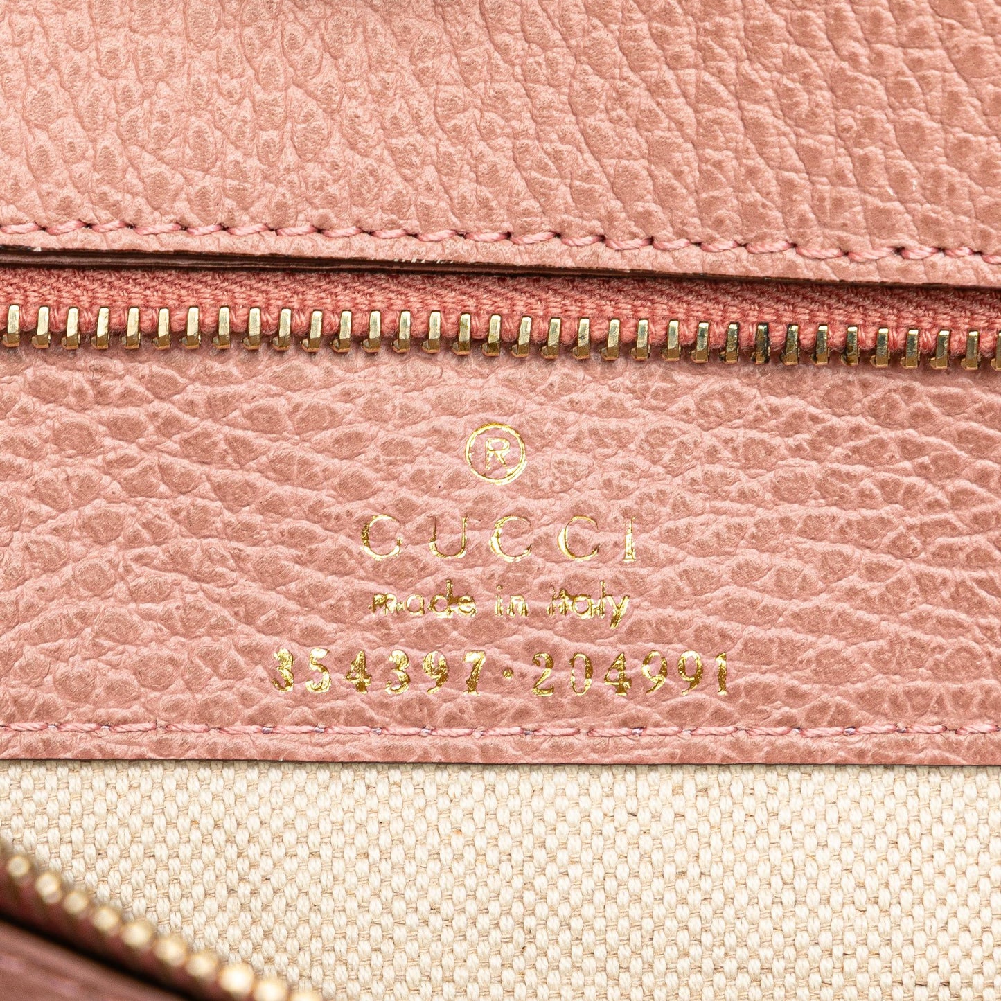 Gucci Medium Leather Swing Tote