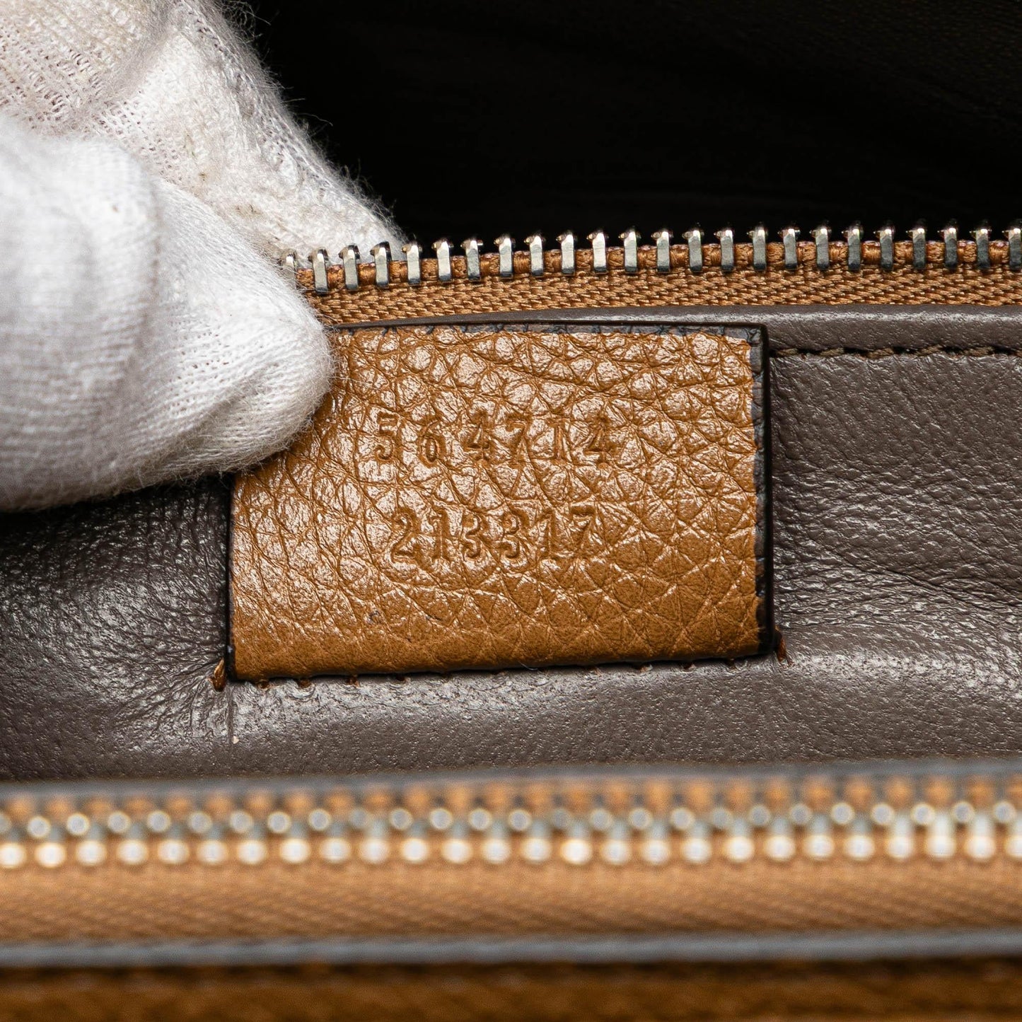 Gucci Medium Leather Zumi Top Handle Bag