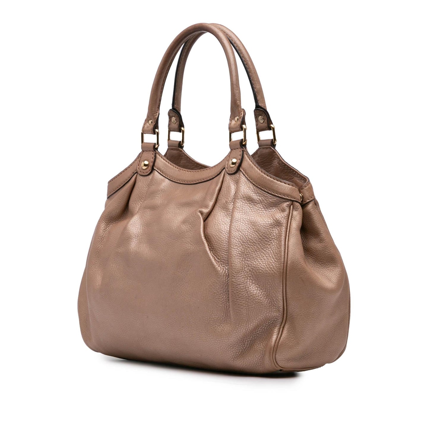 Gucci Medium Metallic Calfskin Sukey Tote