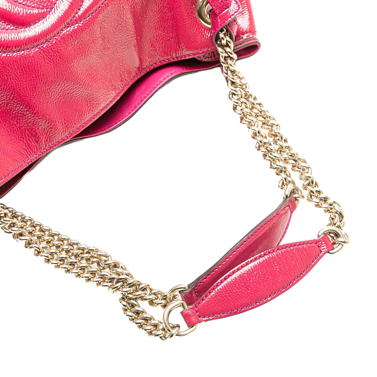 Gucci Medium Patent Soho Chain Tote