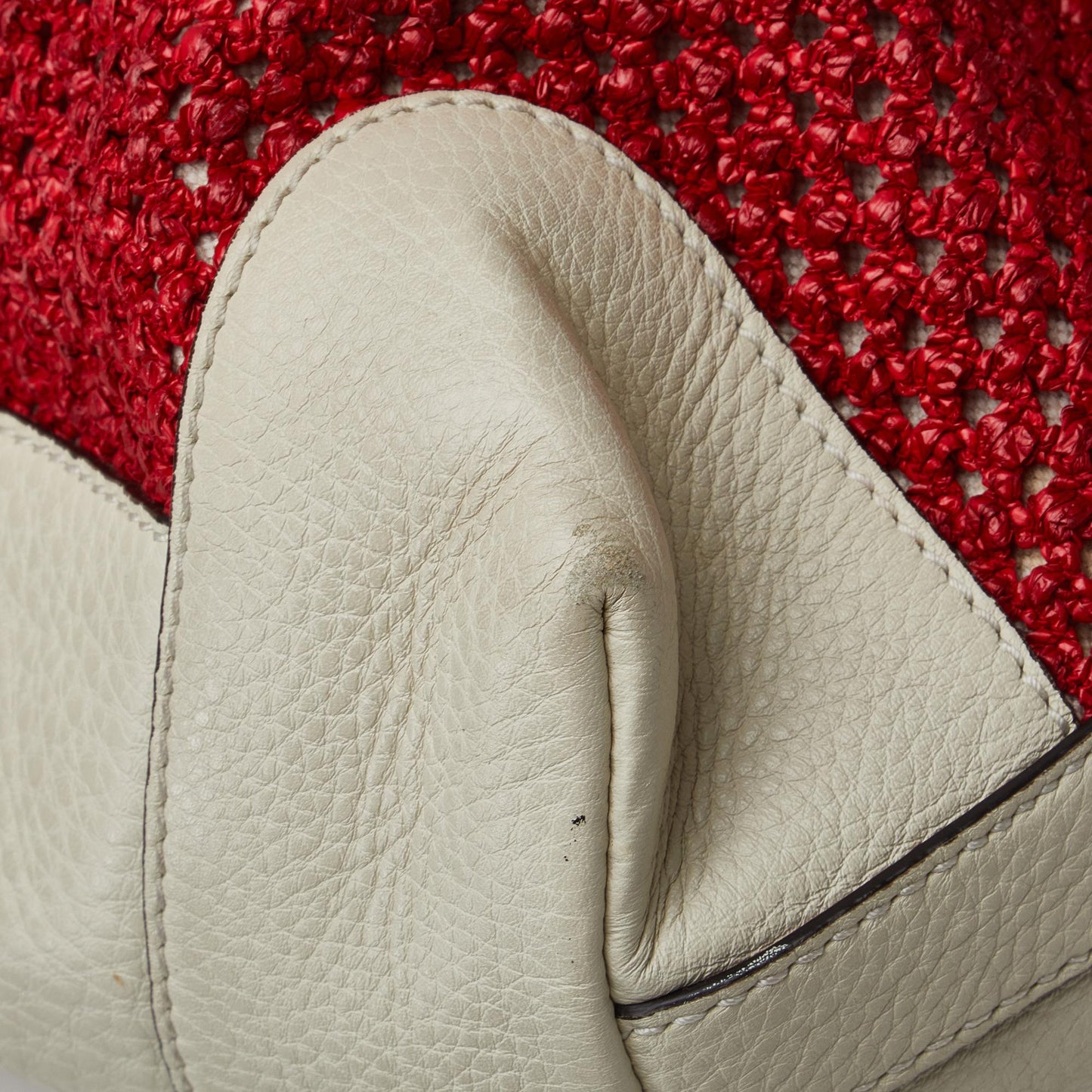 Gucci Medium Raffia Bamboo Shopper Tote (SHG-huzjM4)