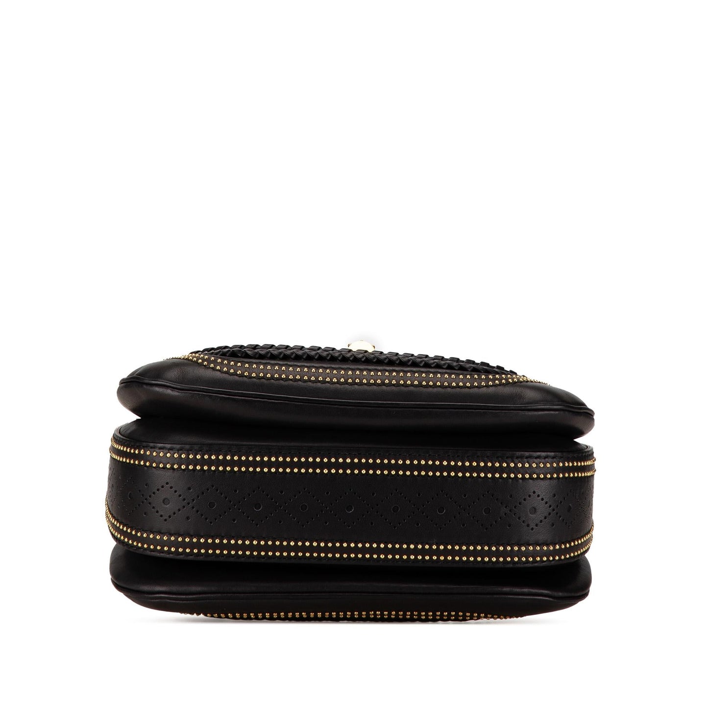 Gucci Medium Studded New Bamboo Tassel Satchel (SHG-QZ6Rq6)